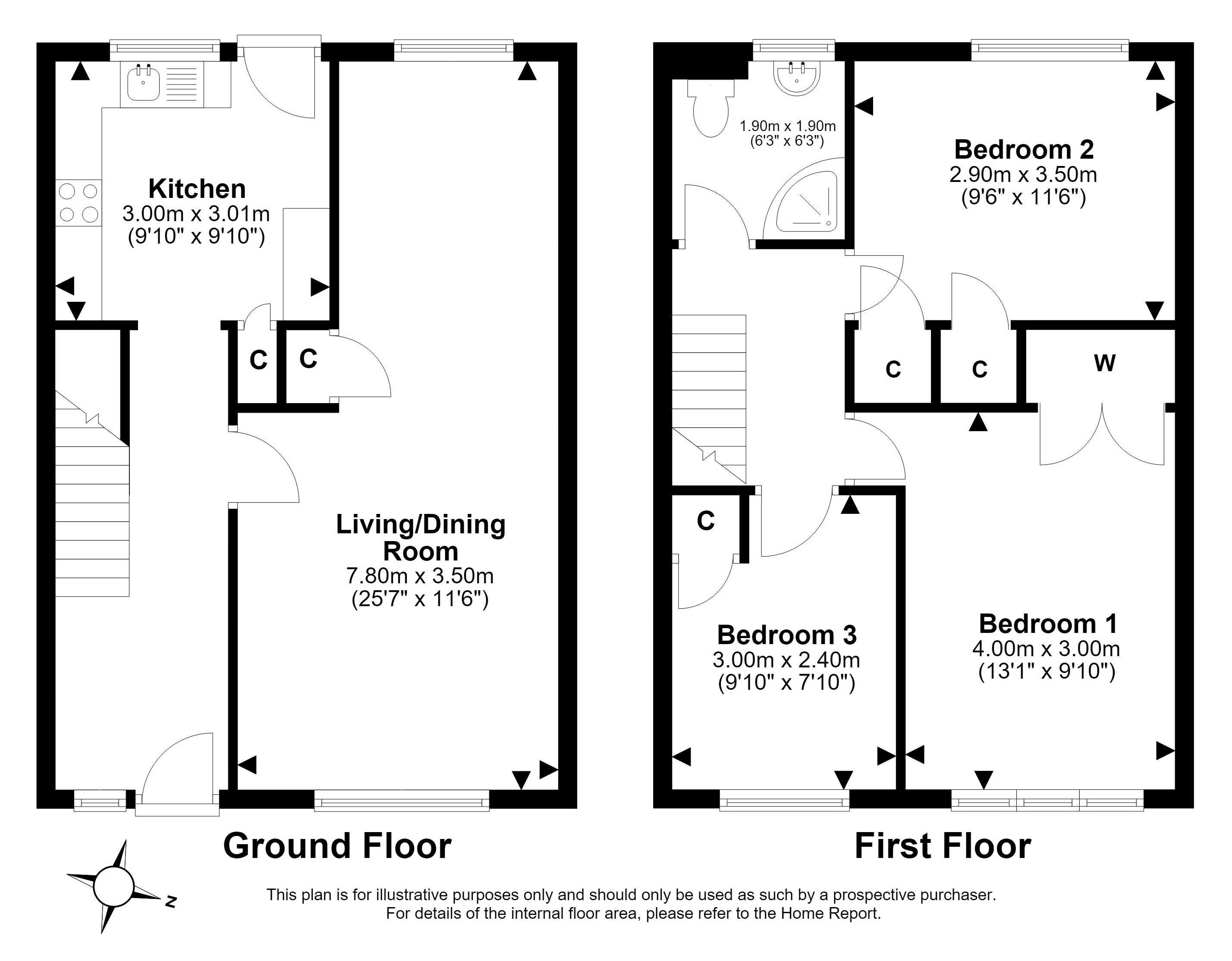 74, Seaforth Terrace, Bonnyrigg floorplan