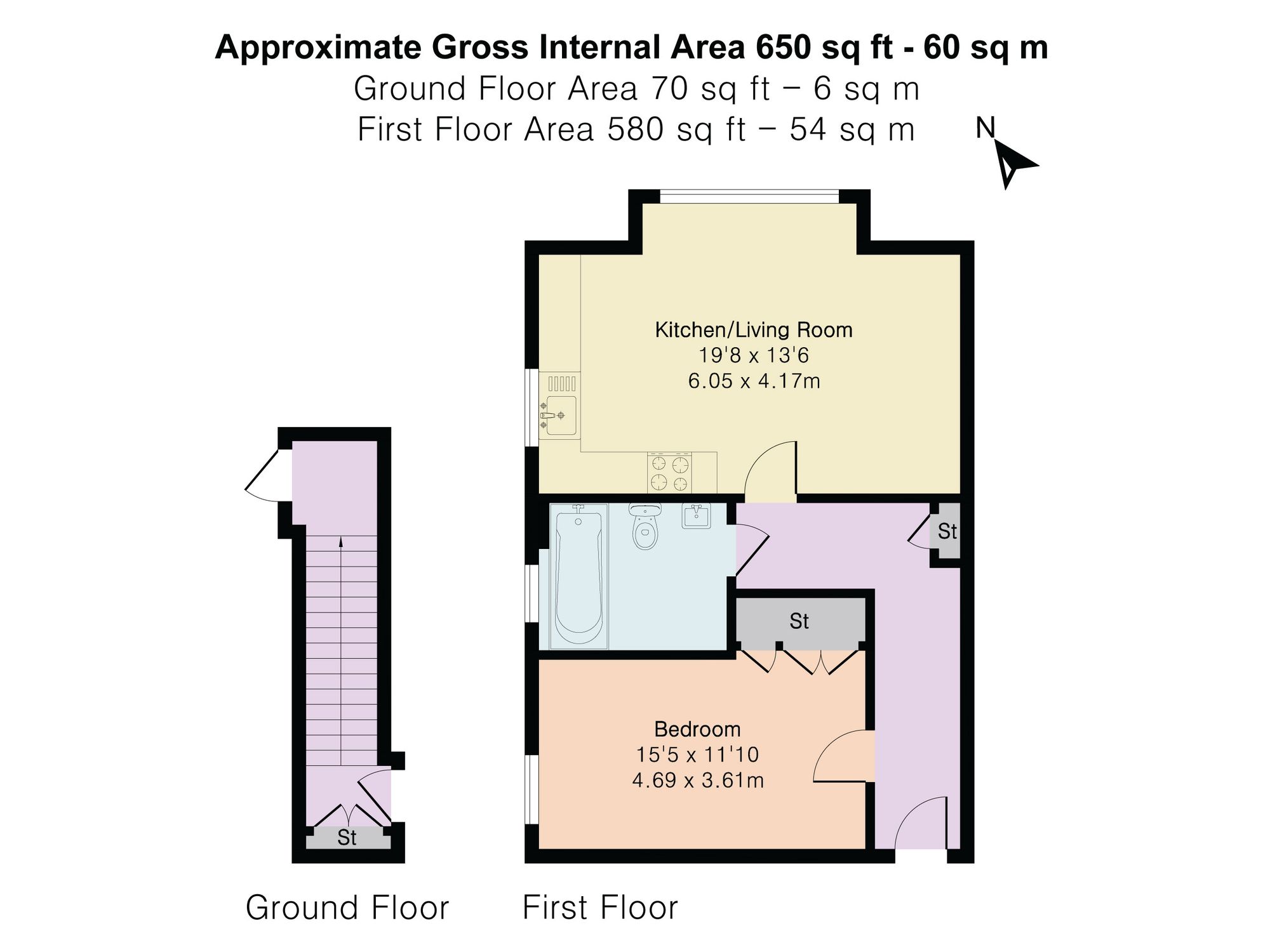 2 Amber Court Annett Road, Walton-On-Thames floorplan
