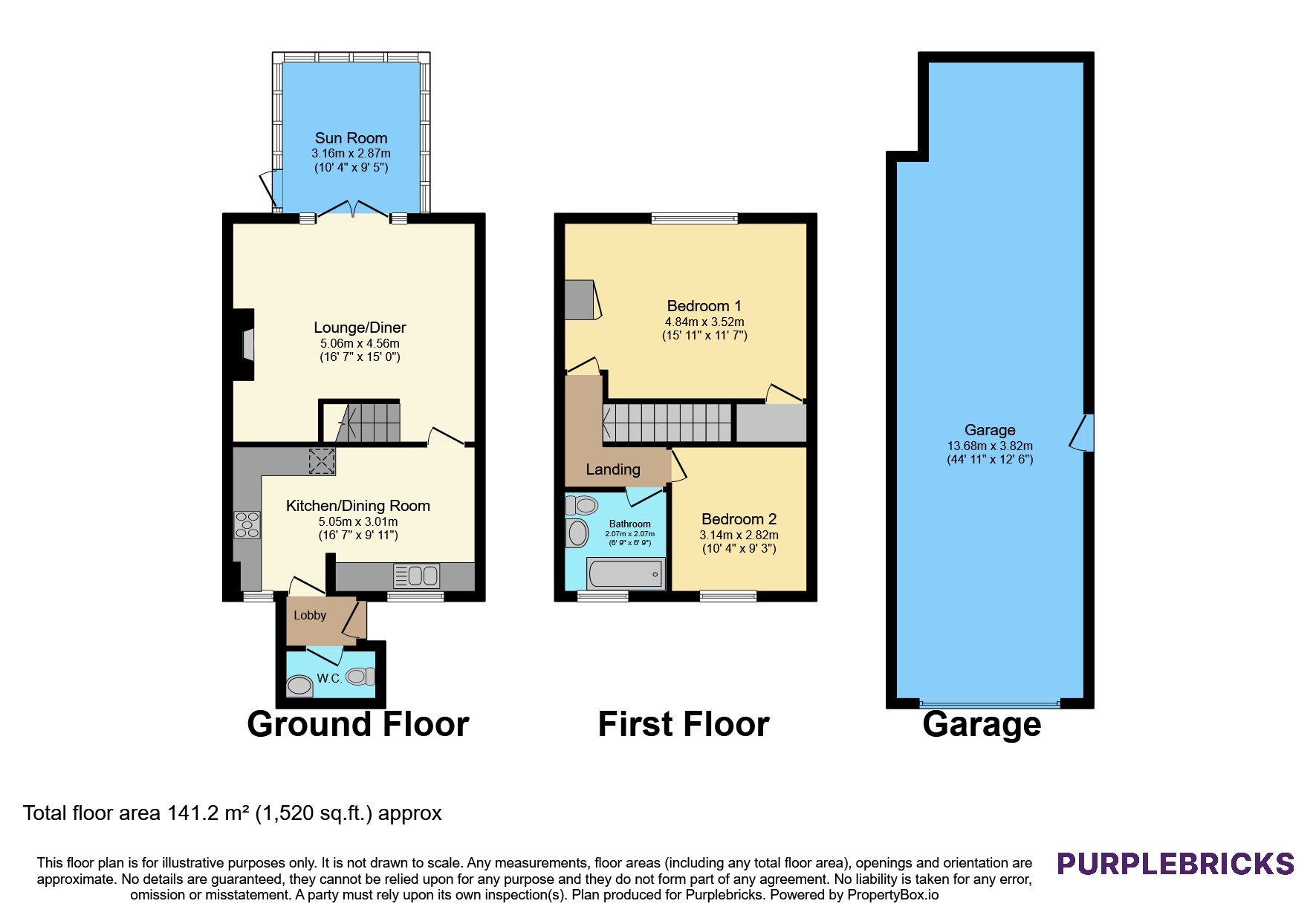 80, Station Road, Morpeth floorplan