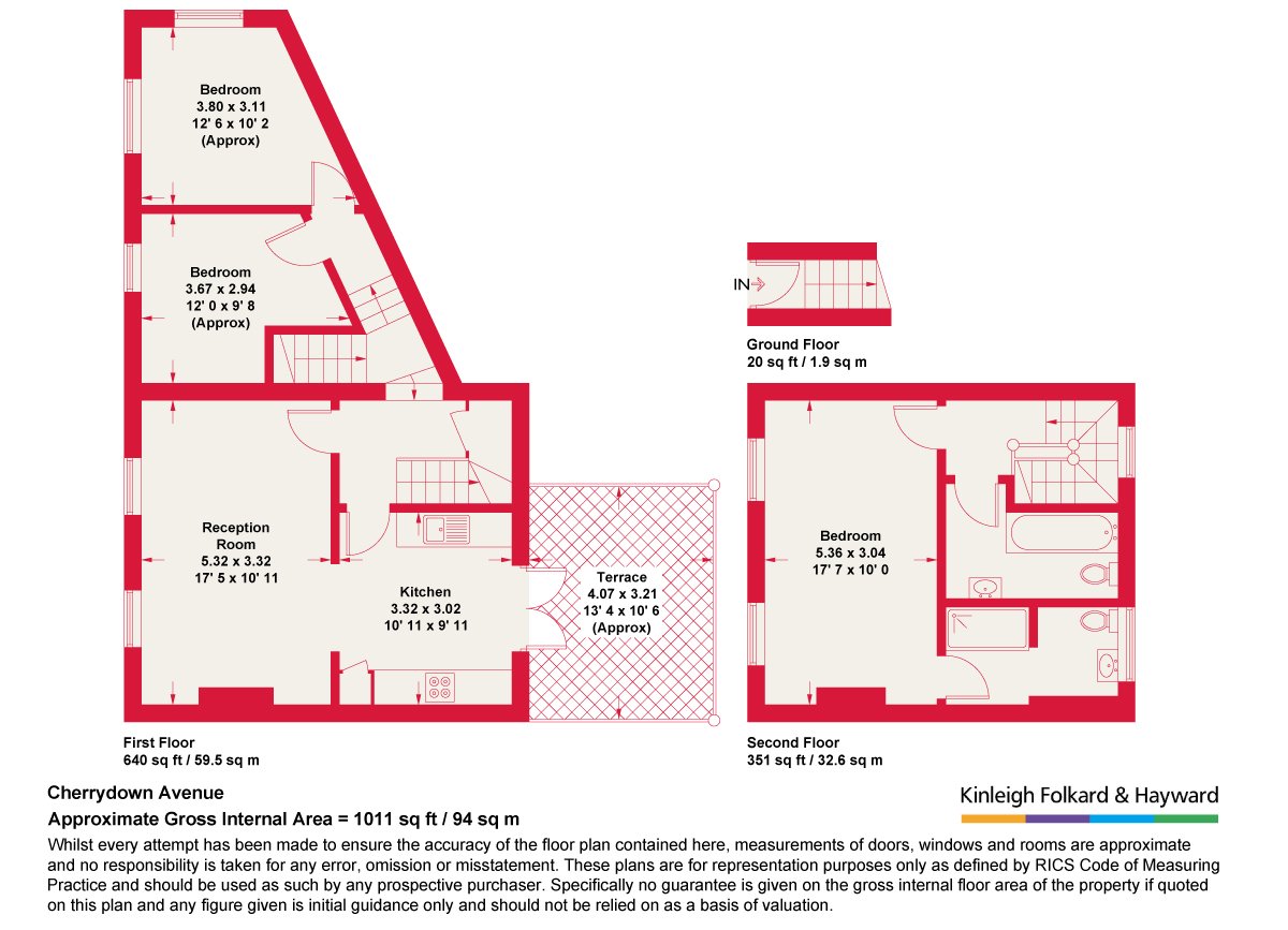 5A,, Cherrydown Avenue, London floorplan