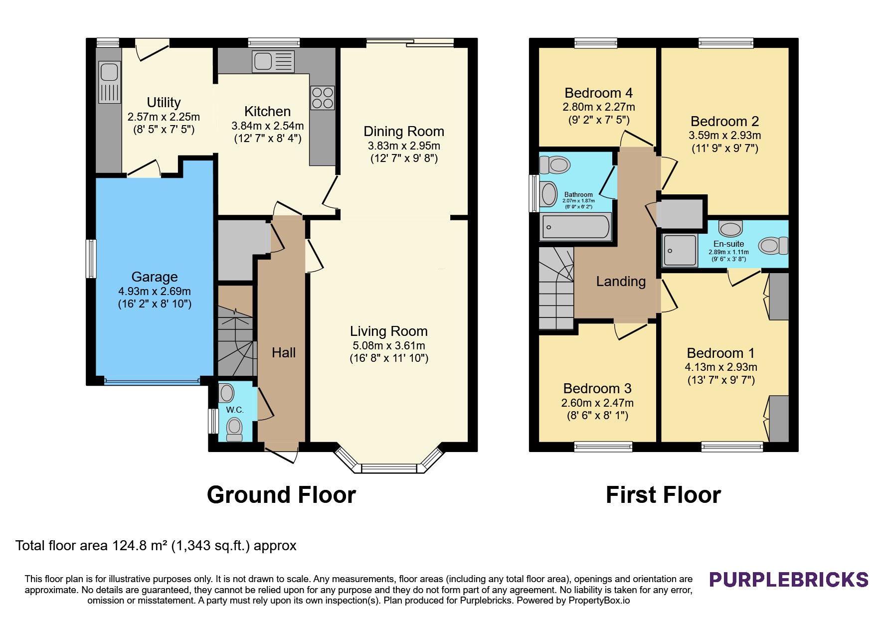 14, Grants Way, Paisley floorplan