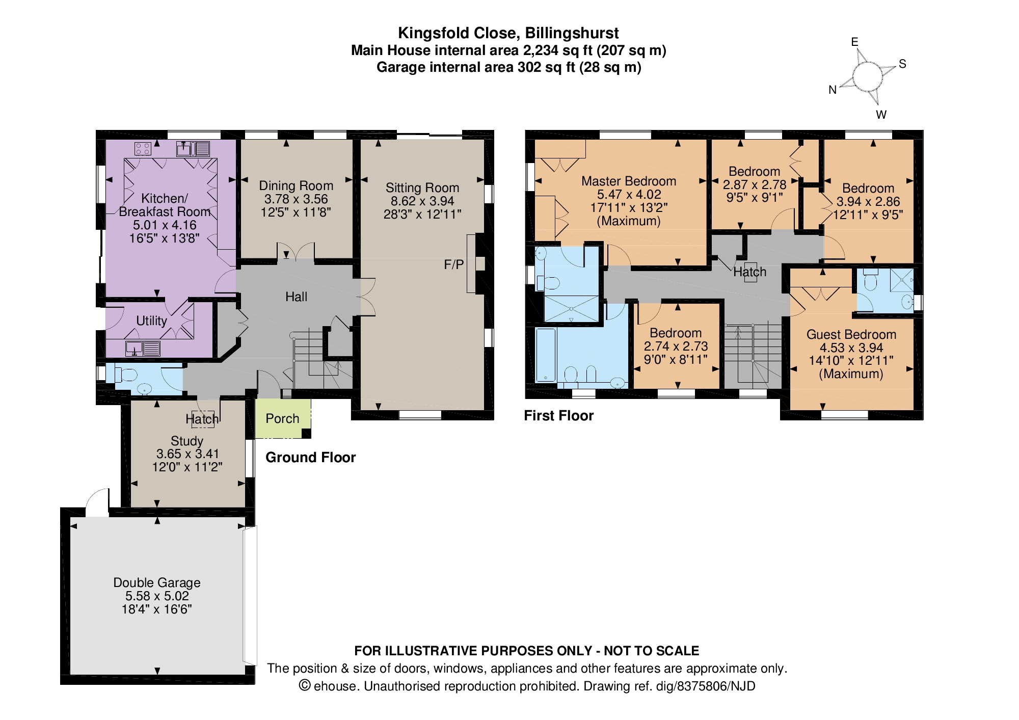 5 Bedrooms Detached house for sale in Kingsfold Close, Billingshurst, West Sussex RH14