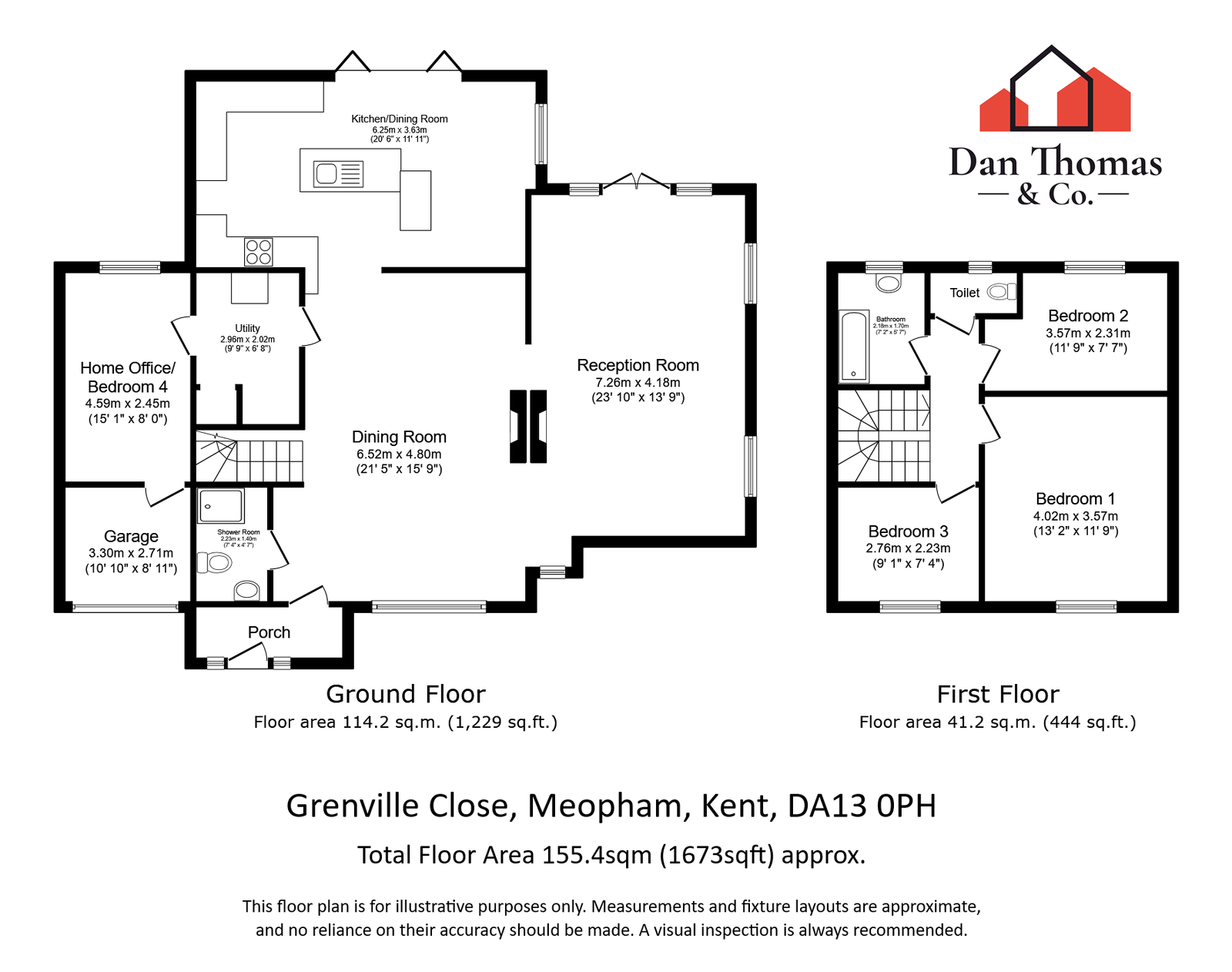 4, Grenville Close, Gravesend floorplan