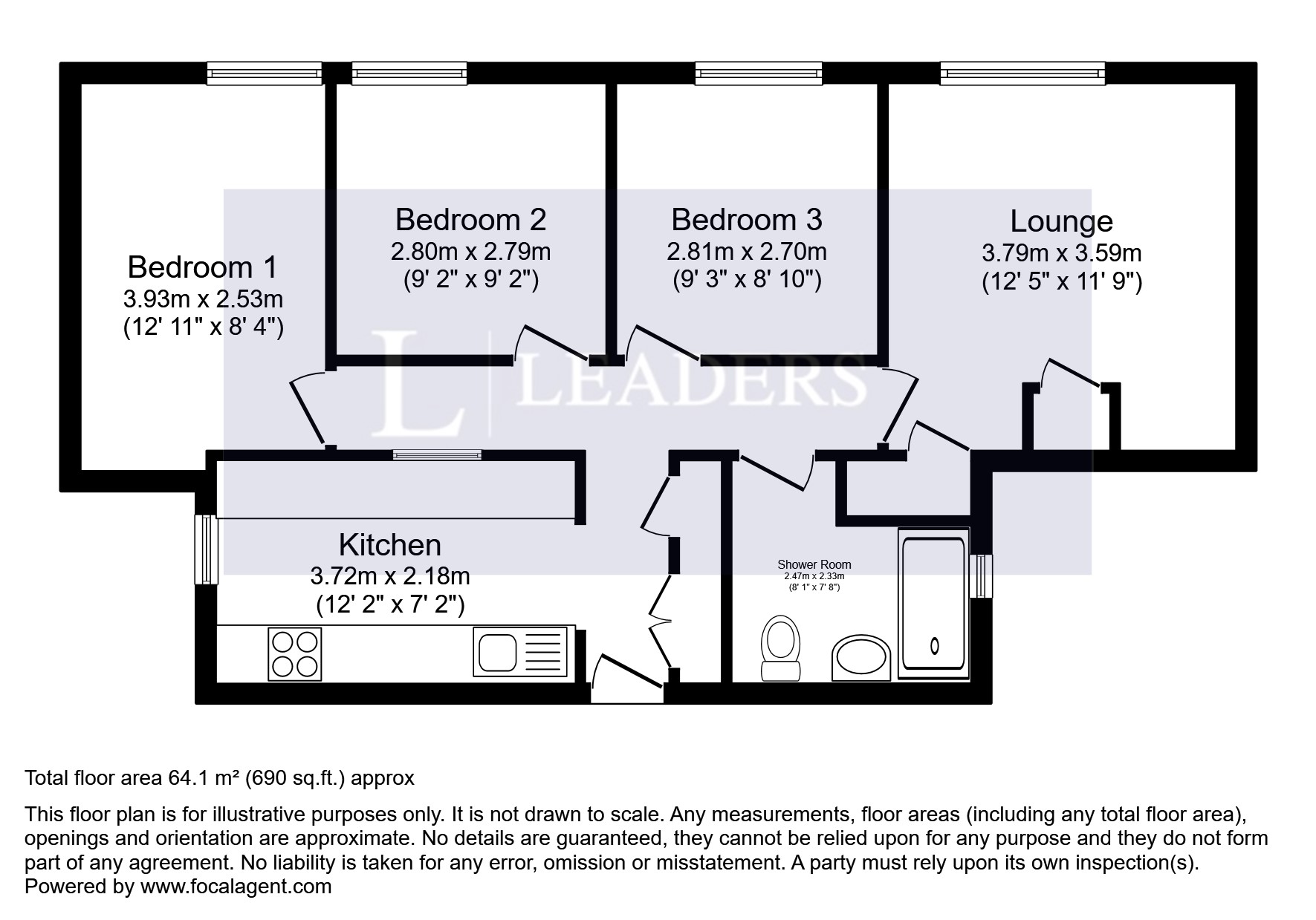 6, Braemar House, Norfolk Road floorplan
