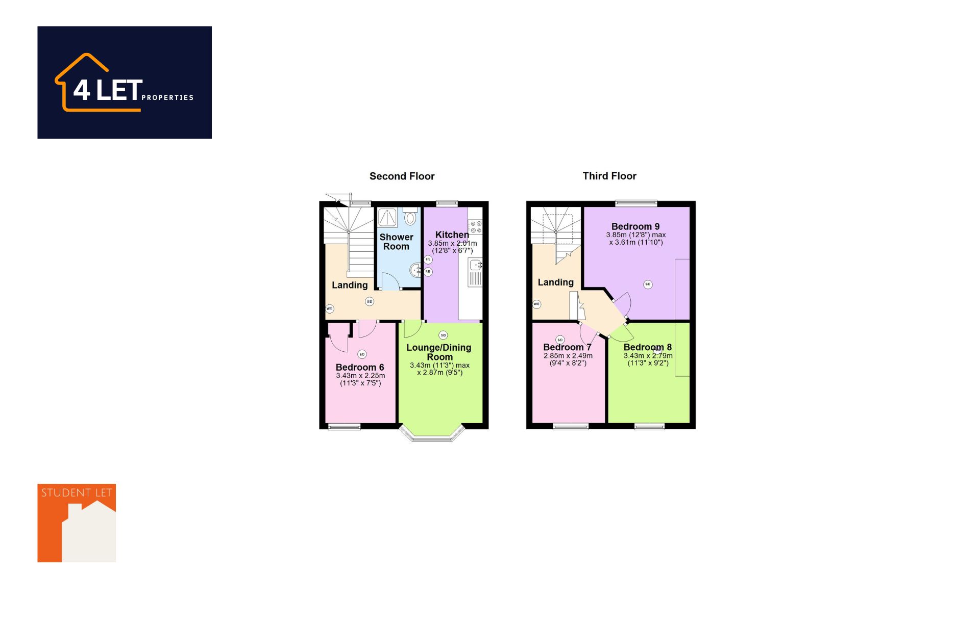 44, Room 6, Flat 2, Portland Street, Aberystwyth floorplan