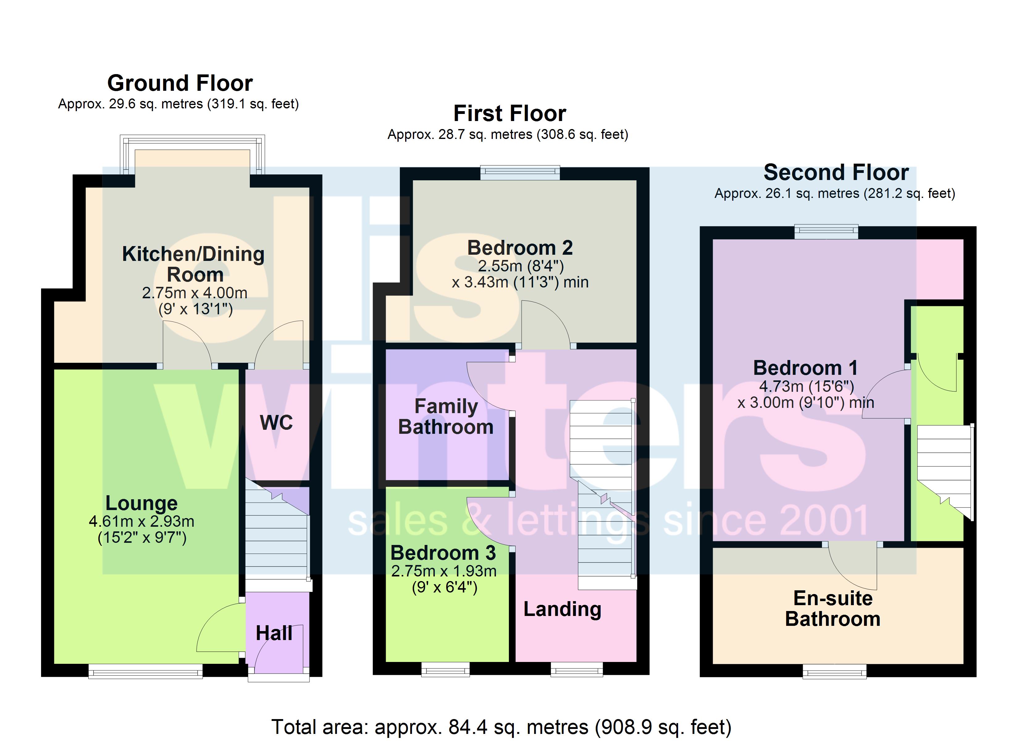 1, Pocklington Court, March floorplan