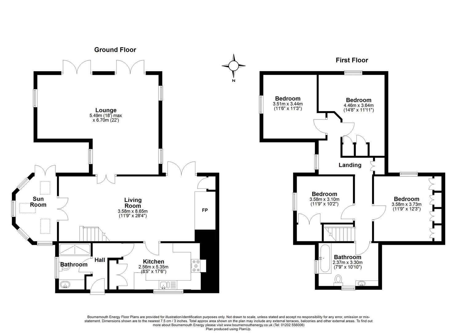 210, Wareham Road, Poole floorplan