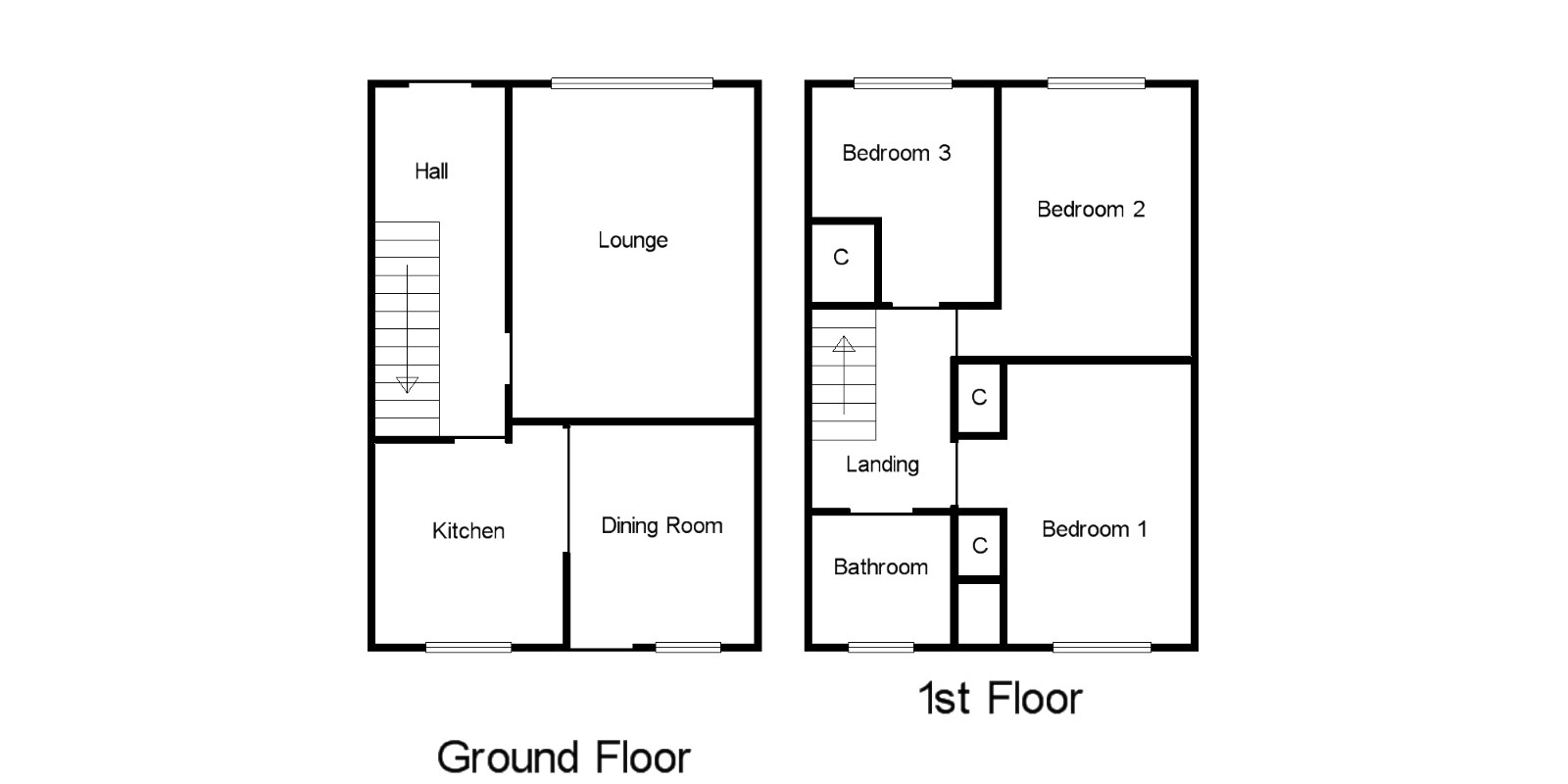 3 Bedrooms Terraced house for sale in Cloglands, Forth, Lanark, South Lanarkshire ML11