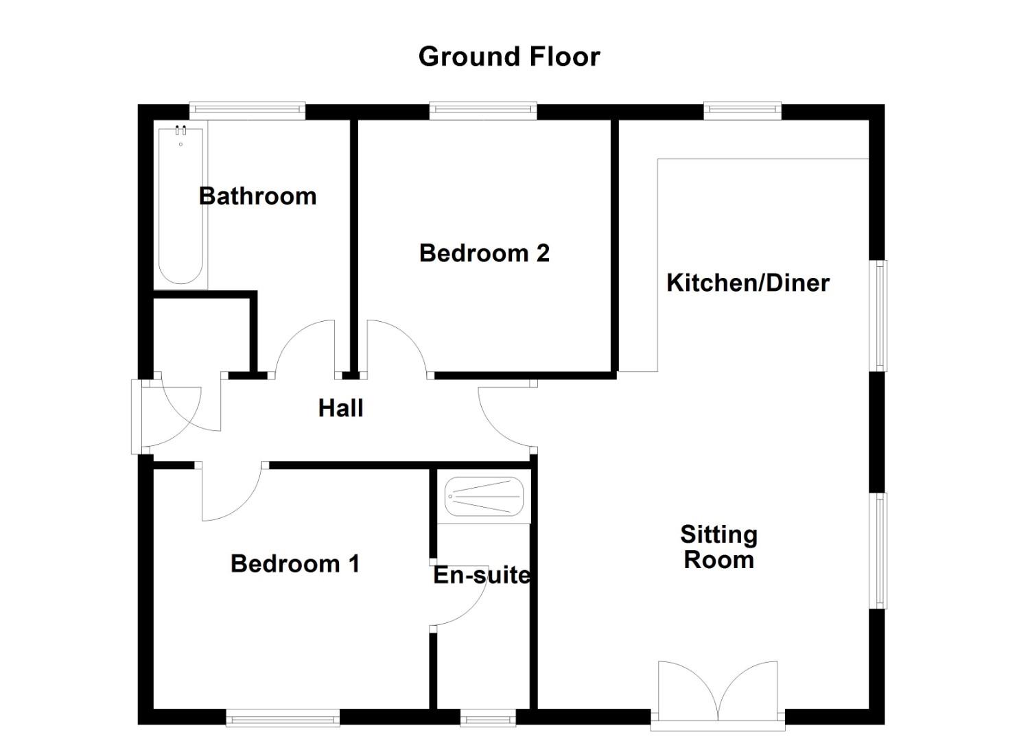 14, Williams Court, Thirsk floorplan