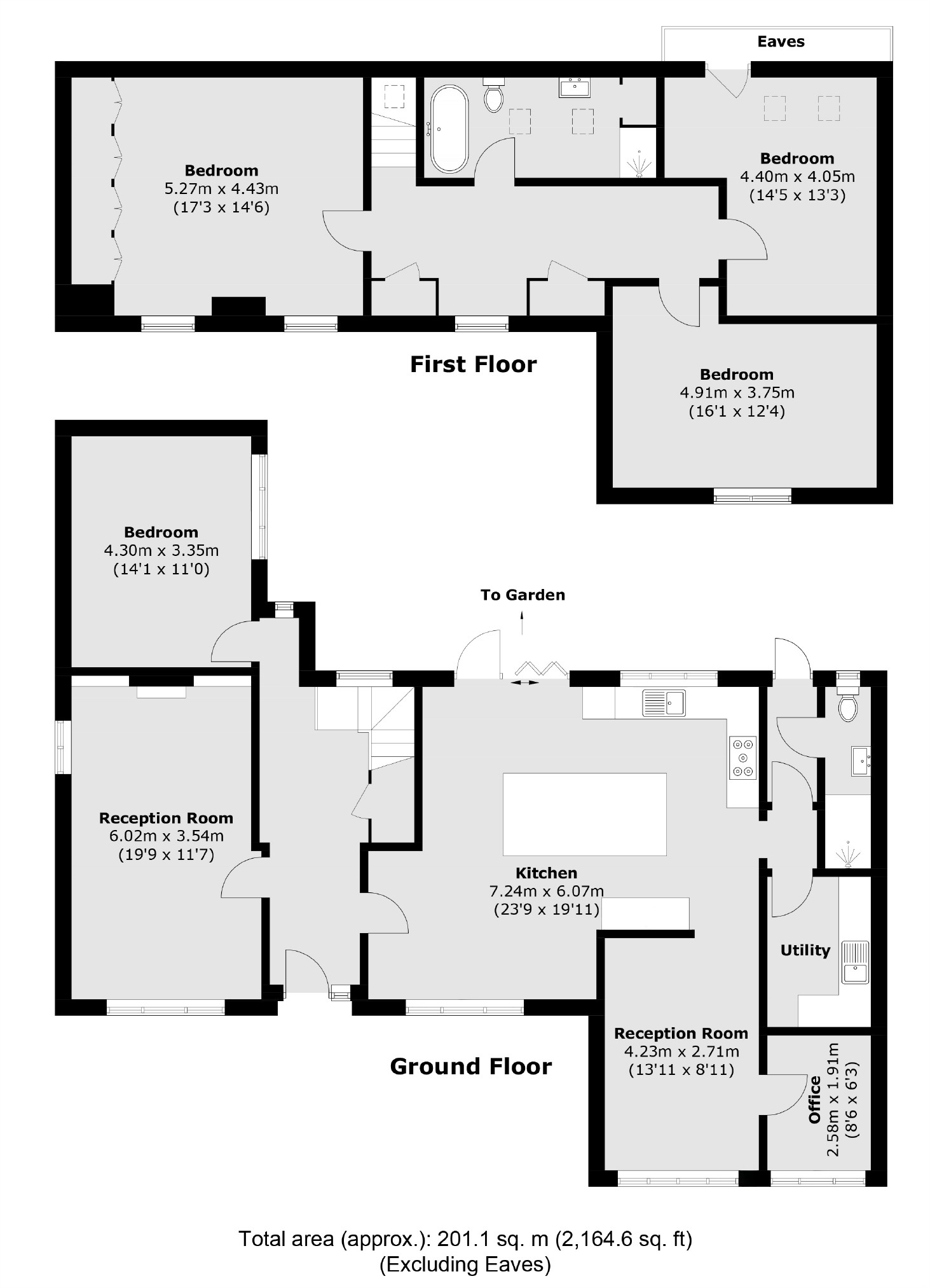 61, Hanworth Road, Hampton floorplan