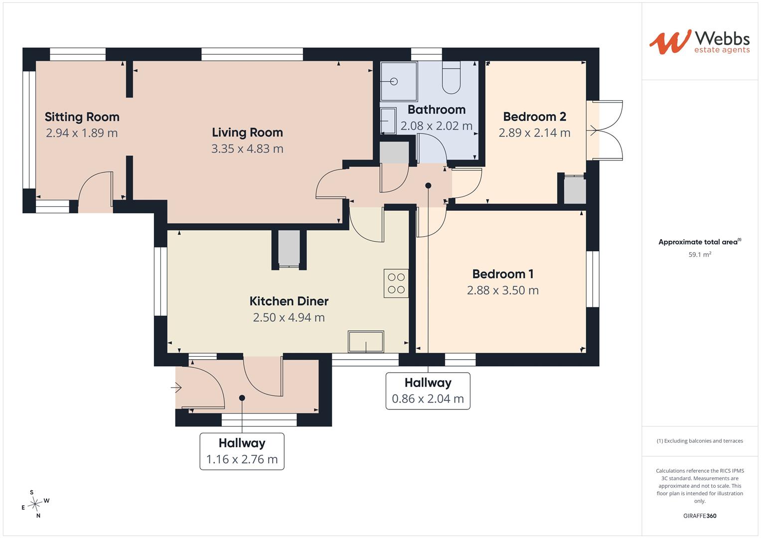 136 Lower Lodge, Rugeley Road, Rugeley floorplan