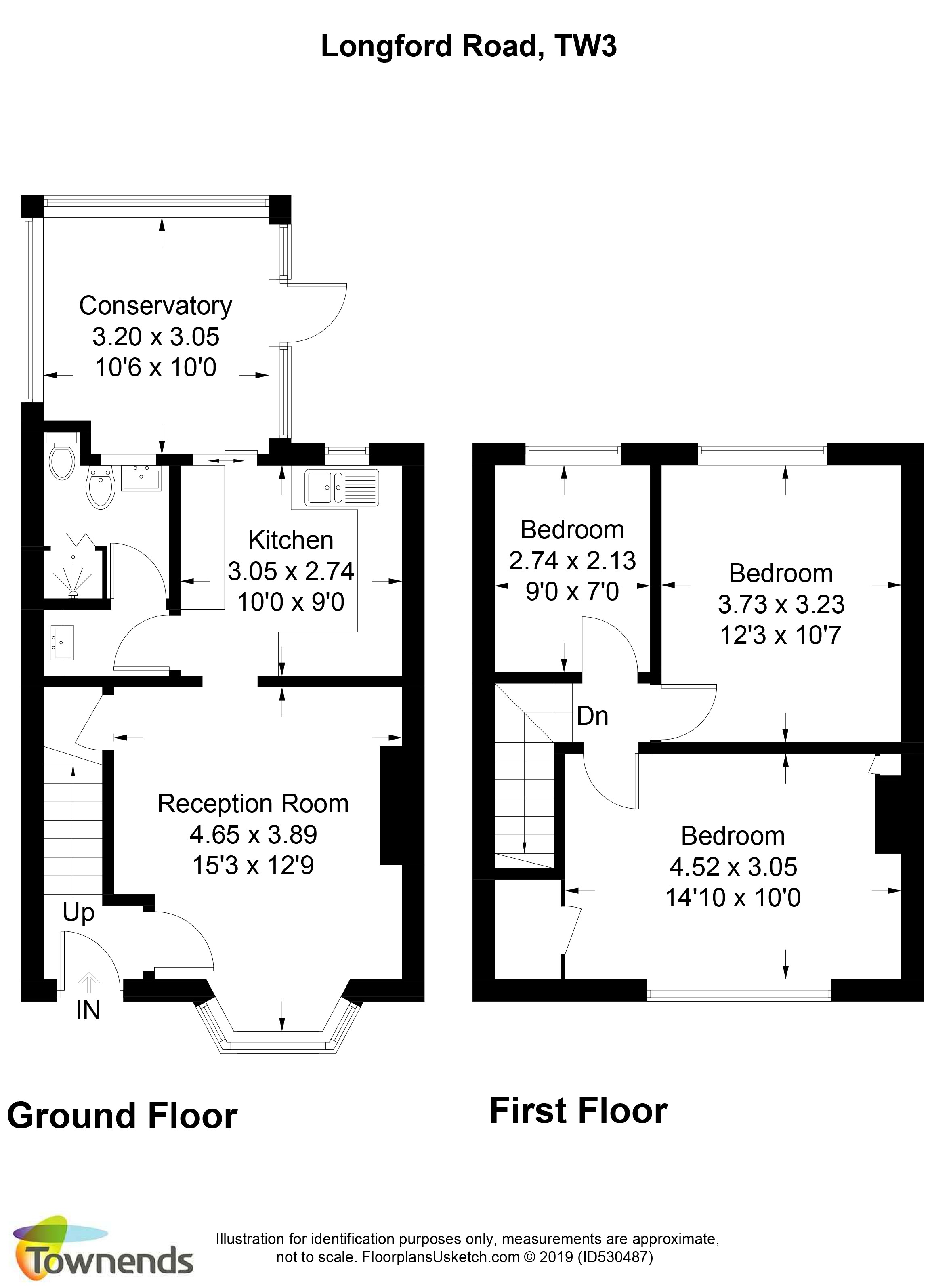 3 Bedrooms Terraced house for sale in Longford Road, Twickenham TW2
