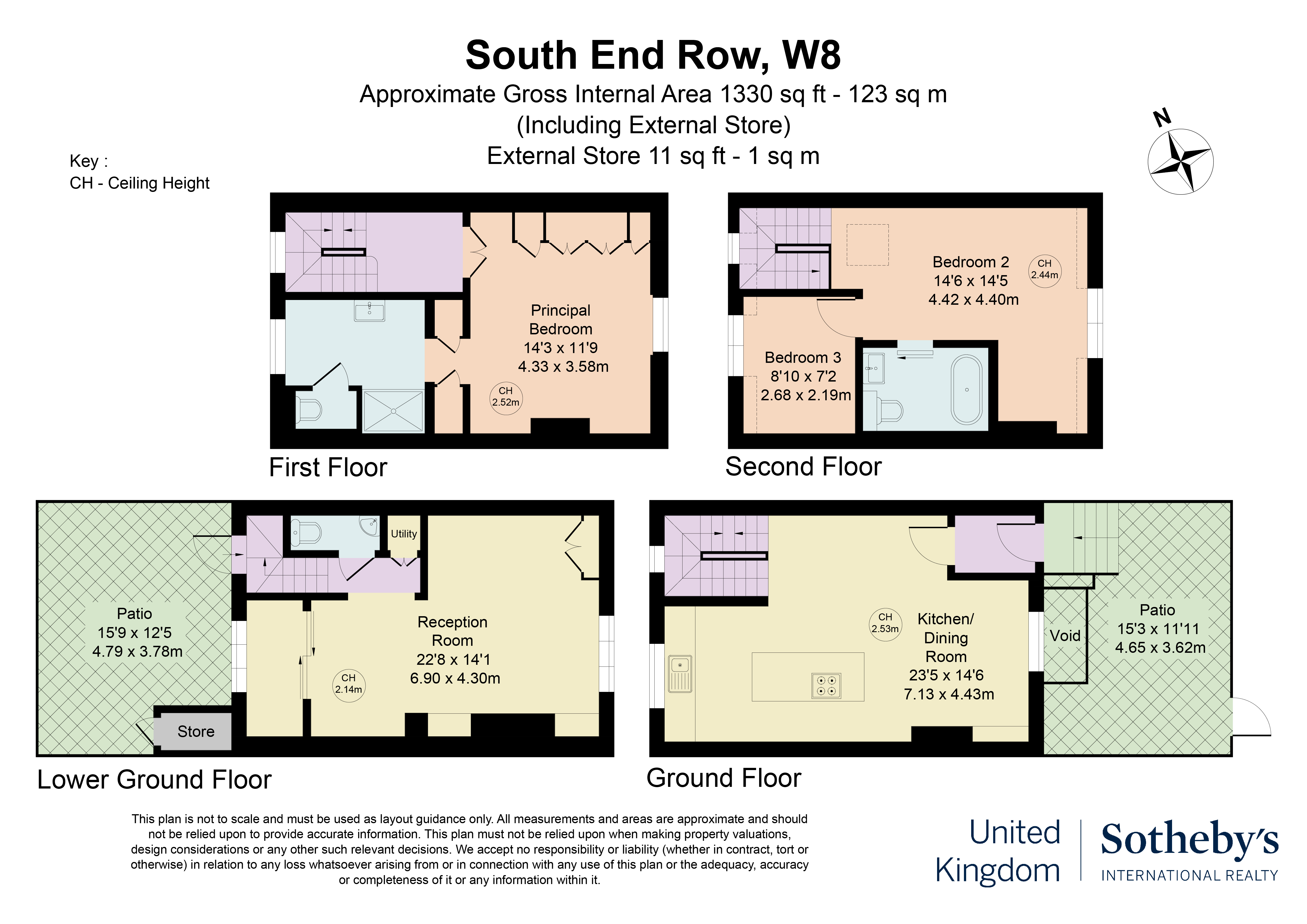 South, South End Row, London floorplan