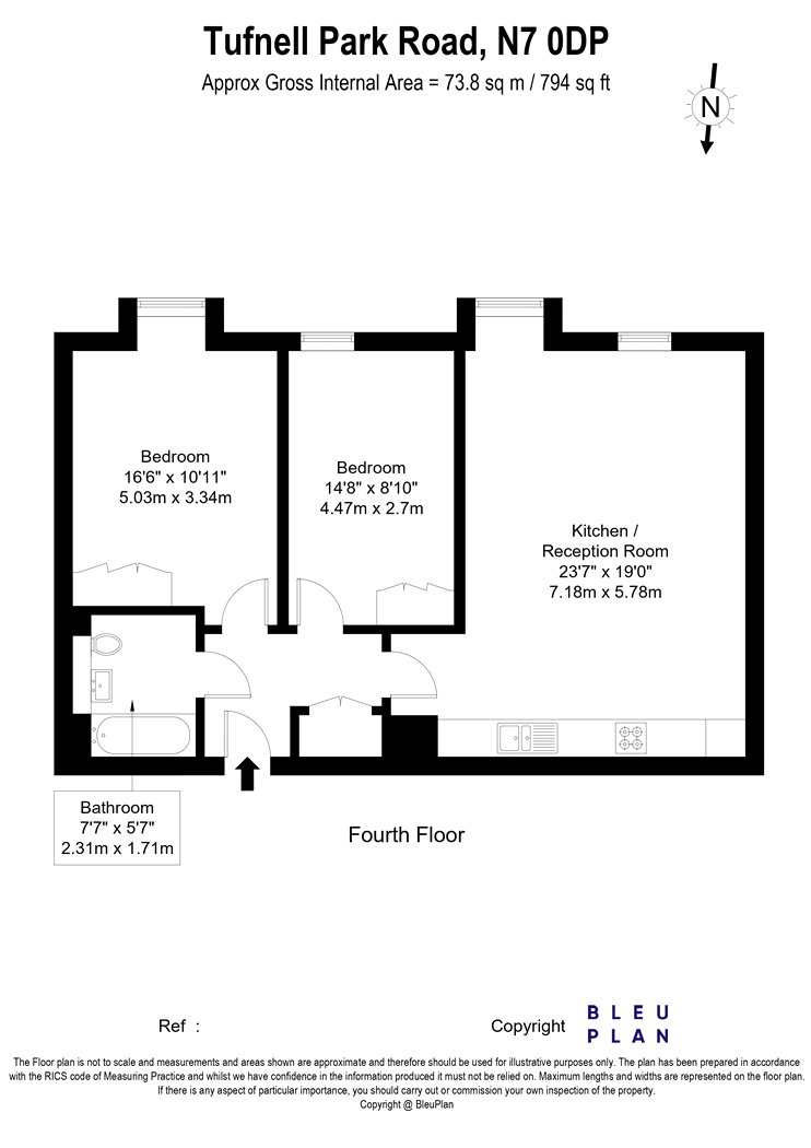 Tufnell Park Road, London floorplan