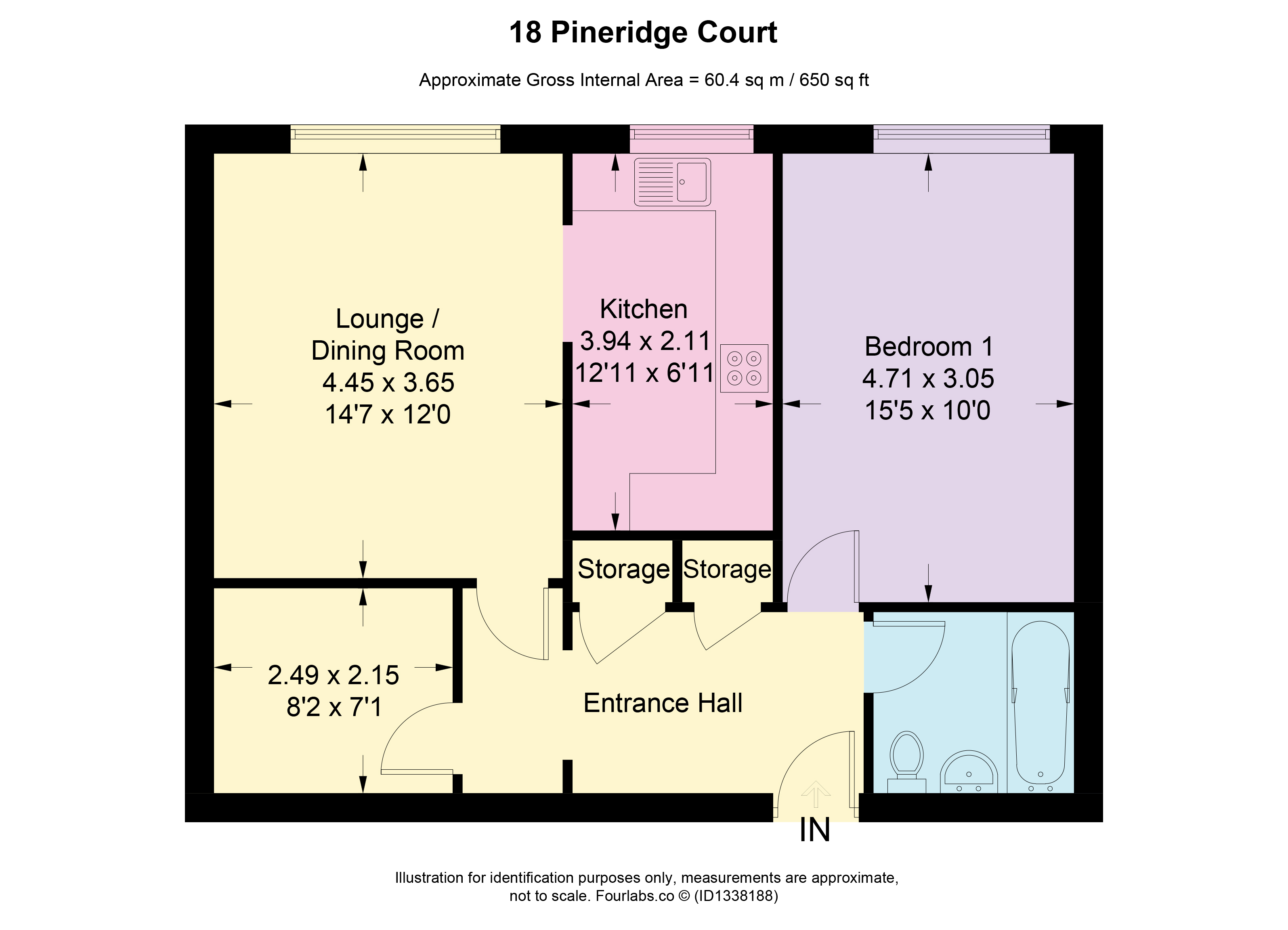 18, Pineridge Court, Barnet floorplan