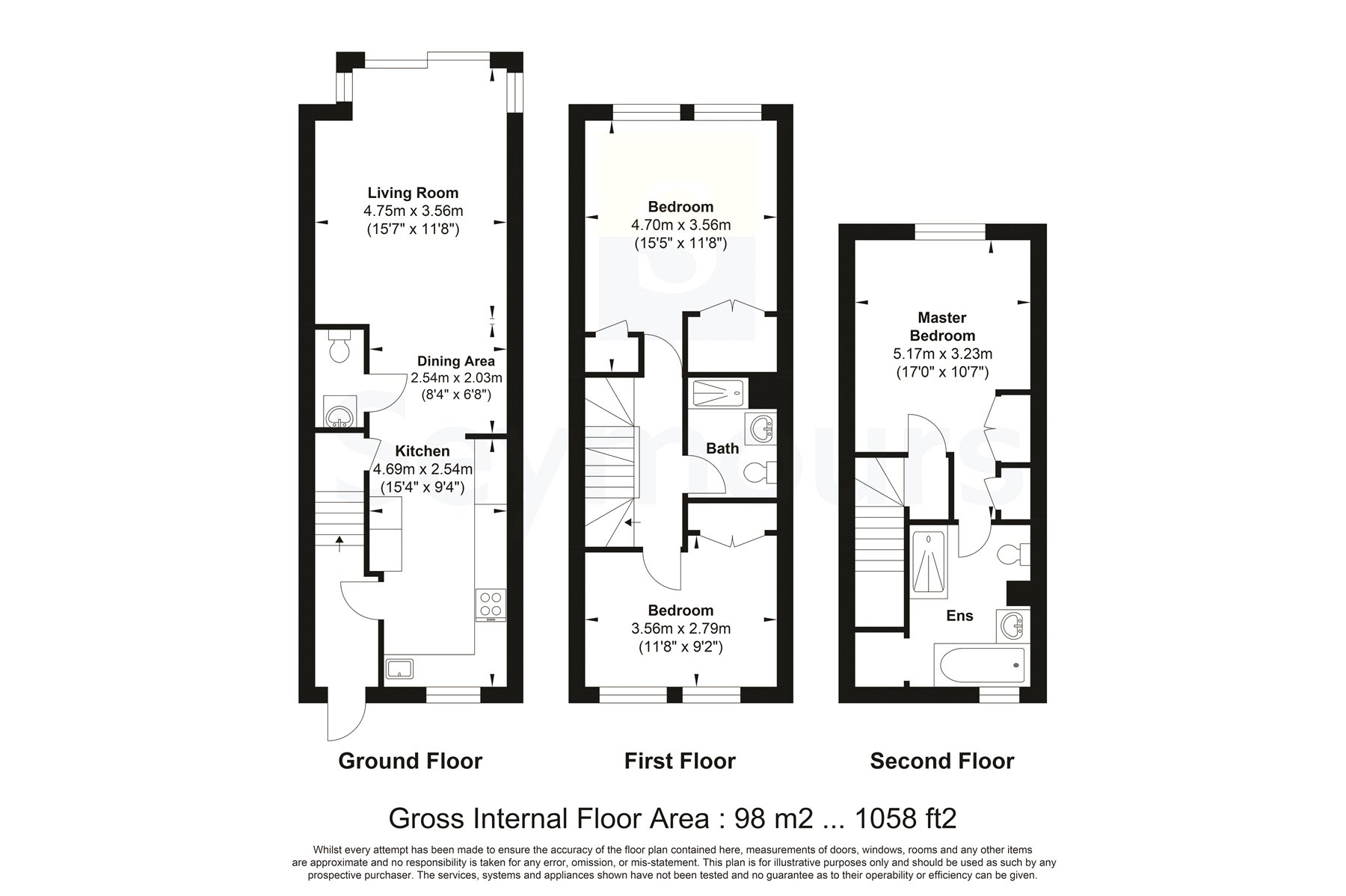 1A Peterport,, Lavender Road, Surrey floorplan