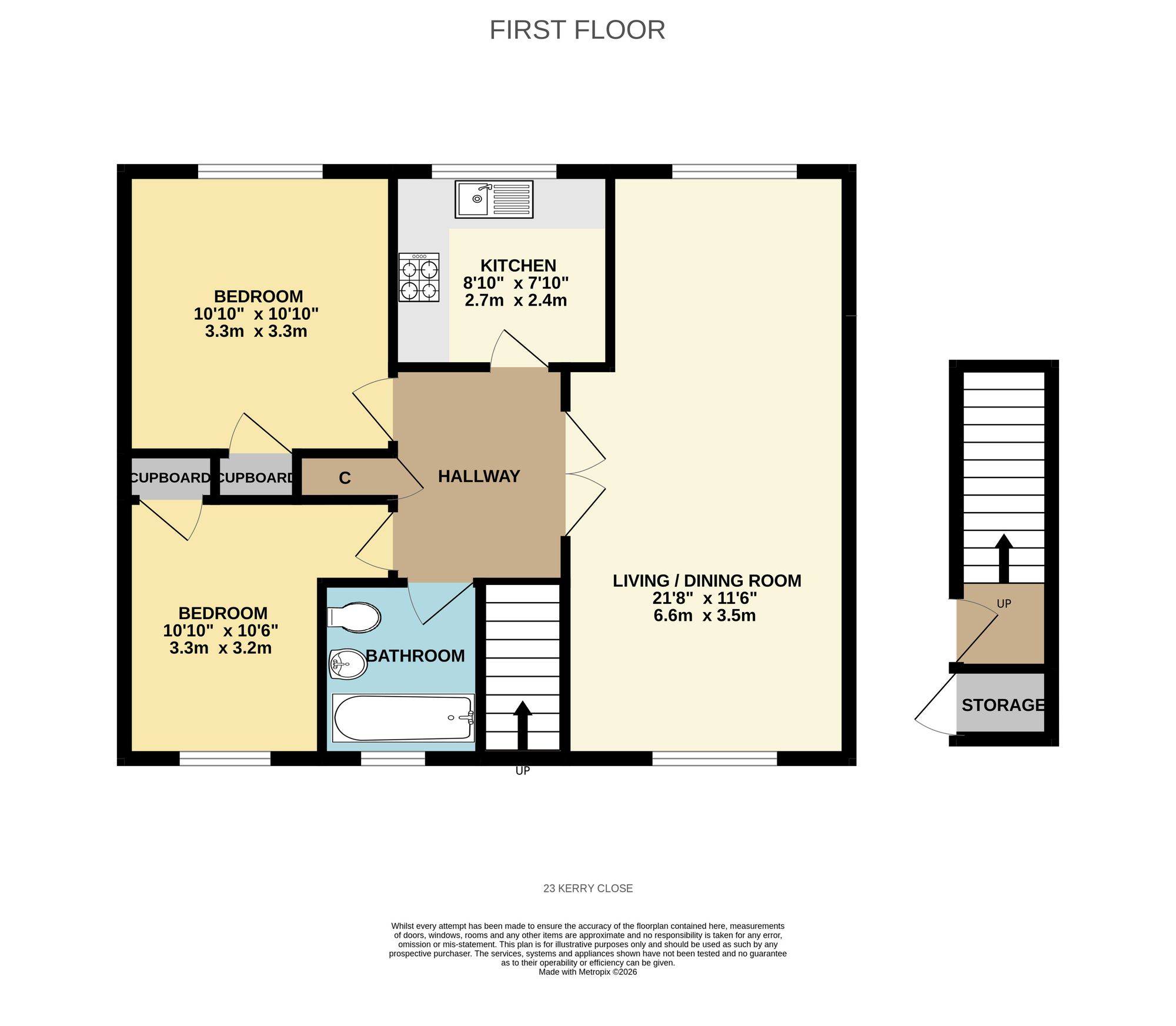 23 Kerry Close, Eastleigh floorplan