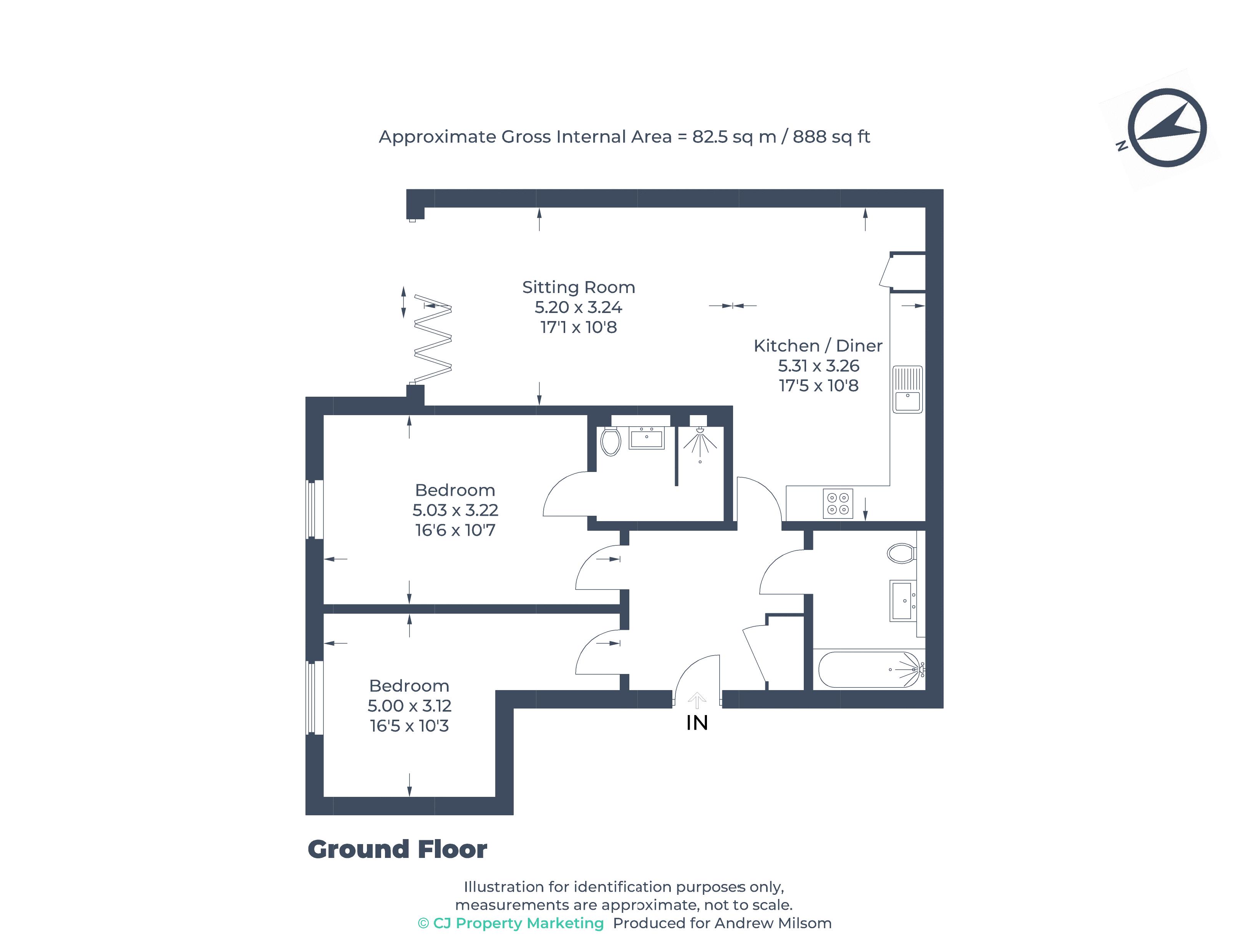 52, Old Kiln Road, High Wycombe floorplan