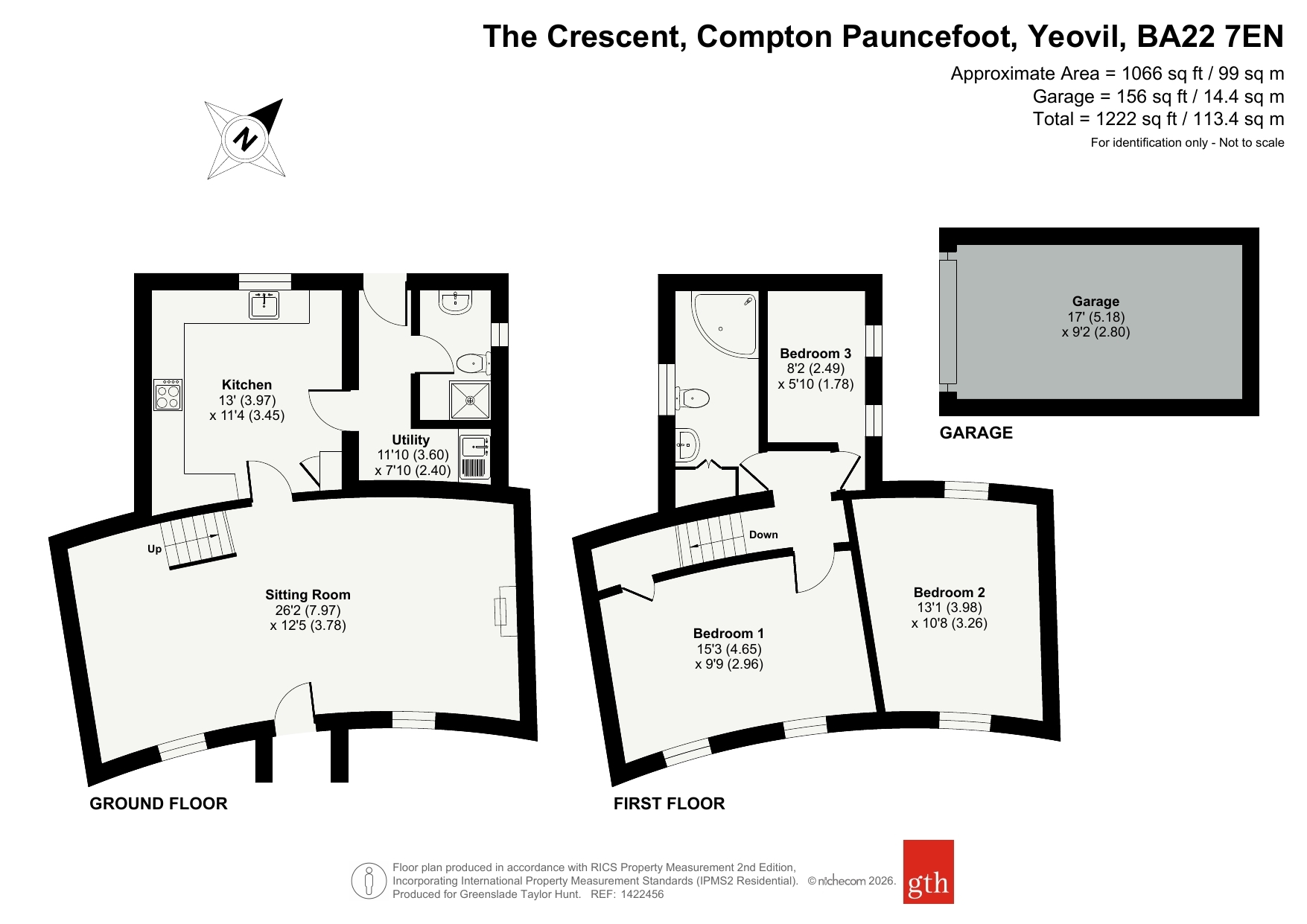 2, The Crescent, Yeovil floorplan