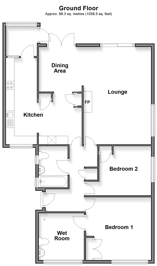 Sydney Close, Newport floorplan