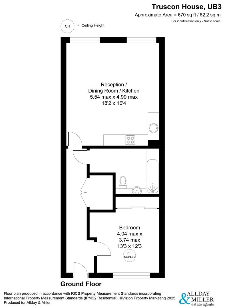 Flat 2, Truscon House, Hayes floorplan