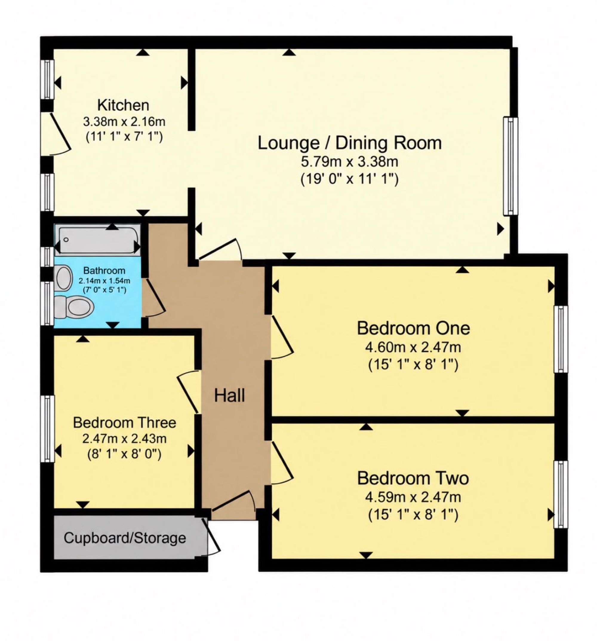 Marina House, John Street, Rochester floorplan