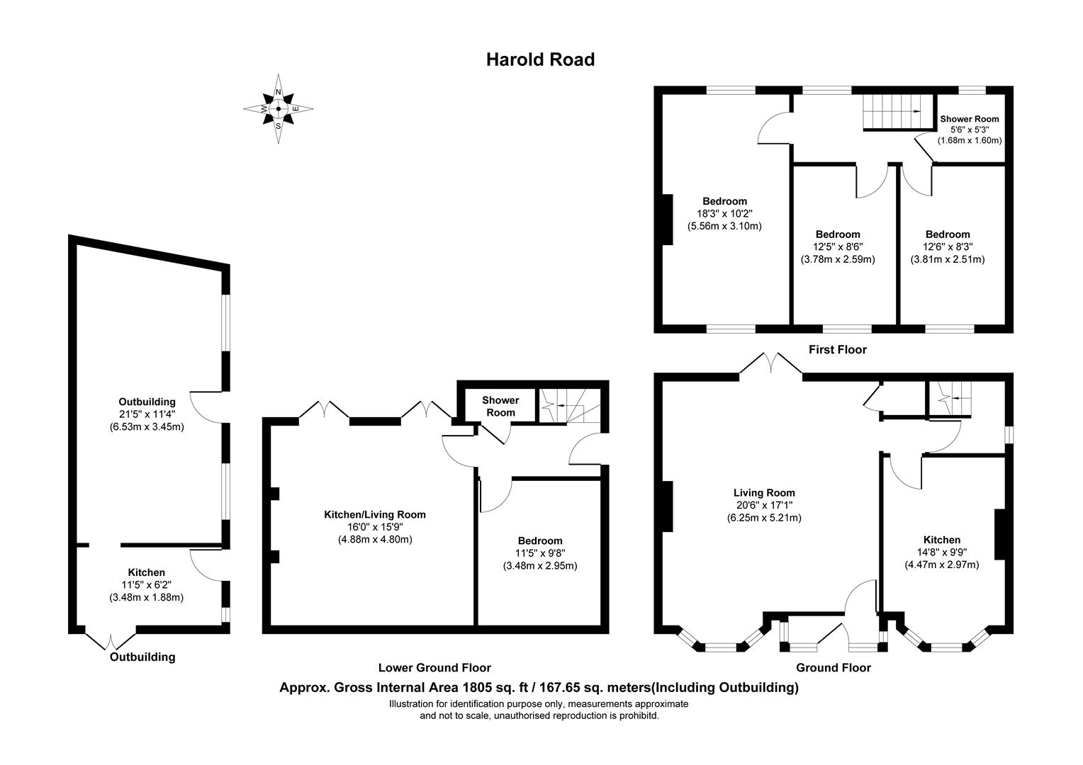 190, Harold Road, Hastings floorplan