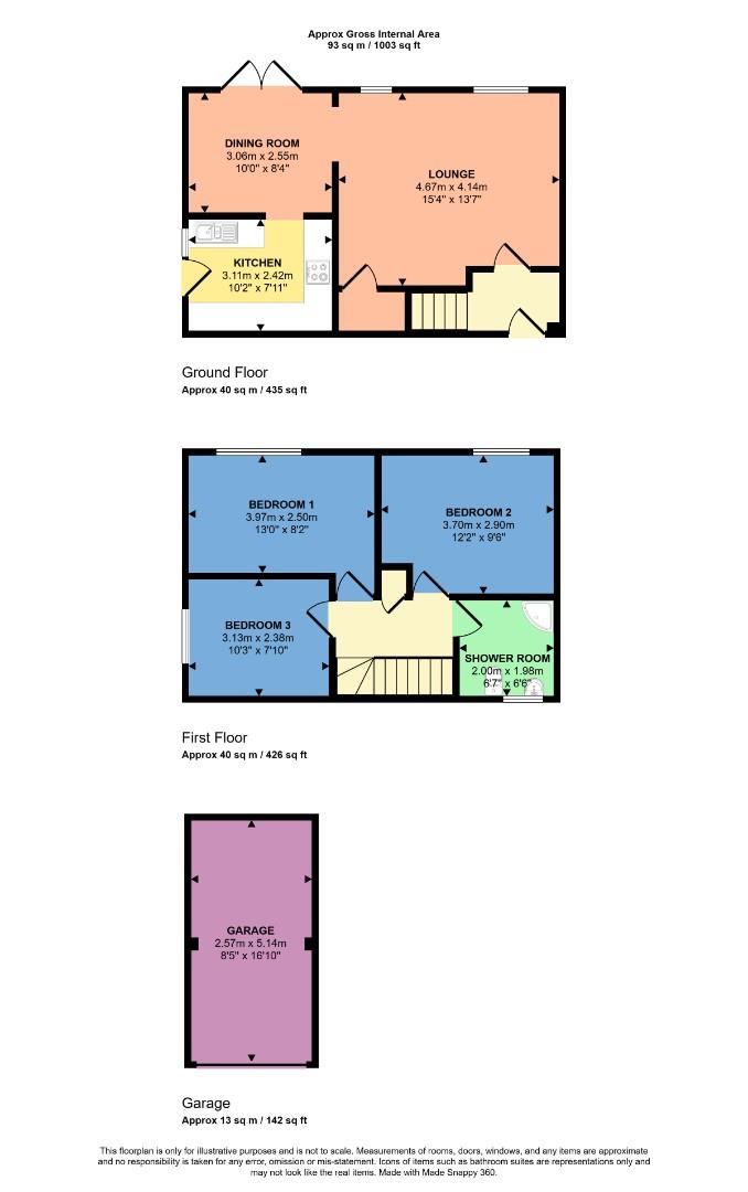 35, Briar Drive, Dewsbury floorplan