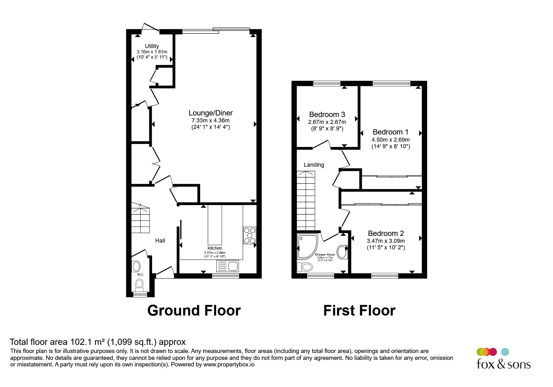 9, Curteys Walk, CRAWLEY floorplan