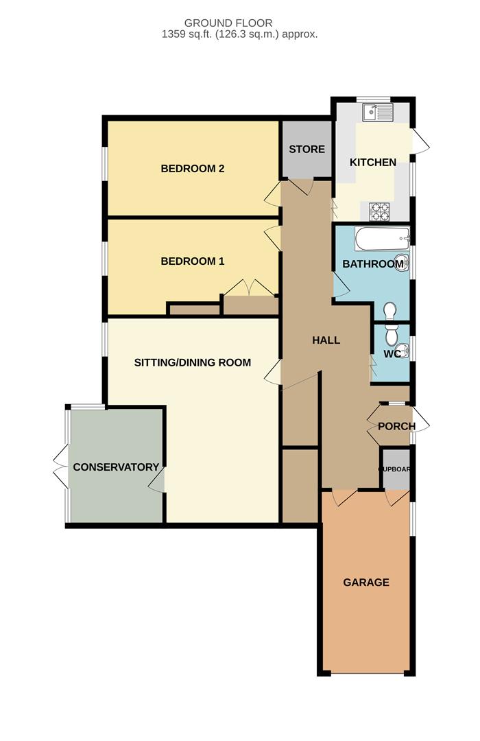57D, Berrow Road, Burnham-On-Sea floorplan