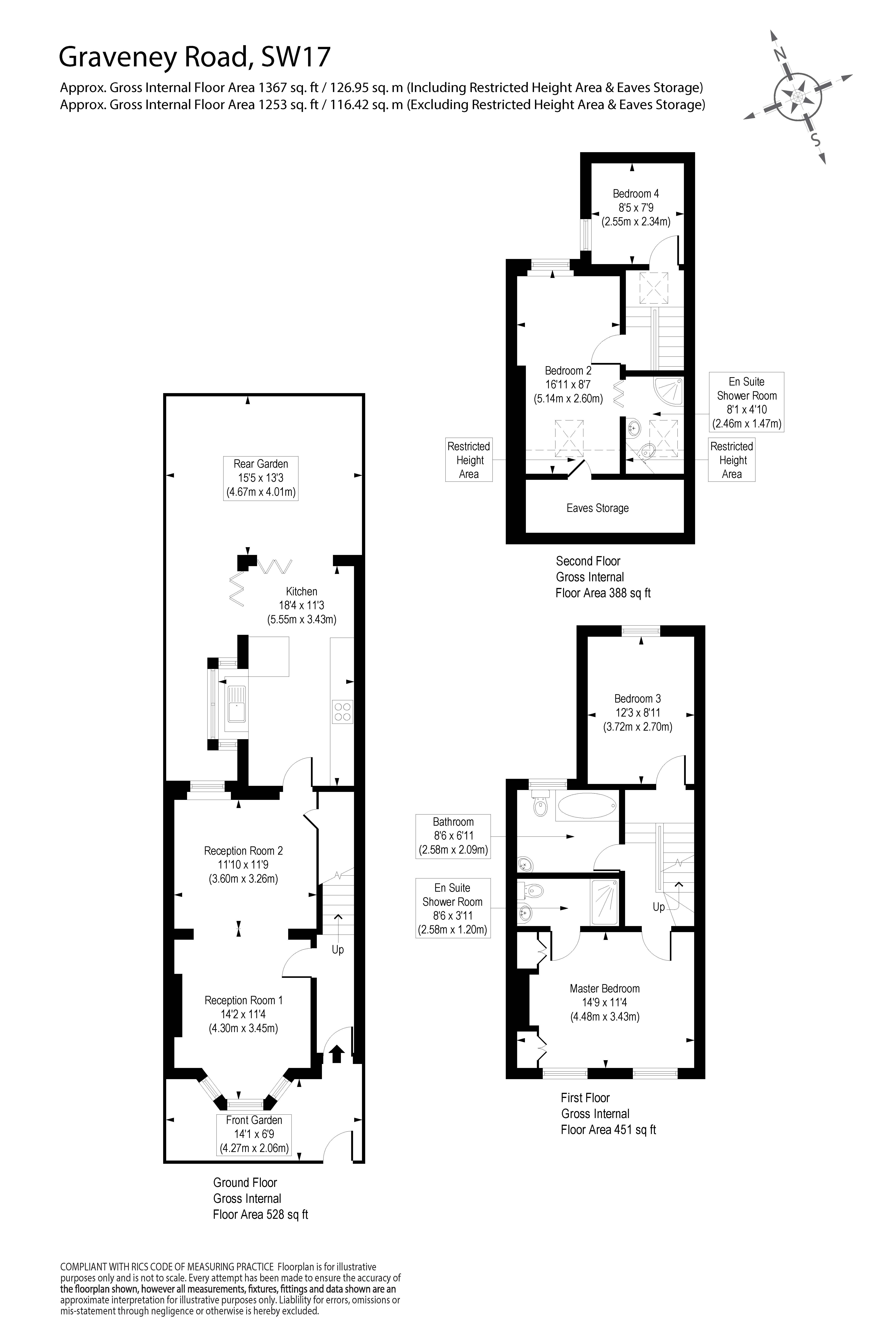 80, Graveney Road, London floorplan