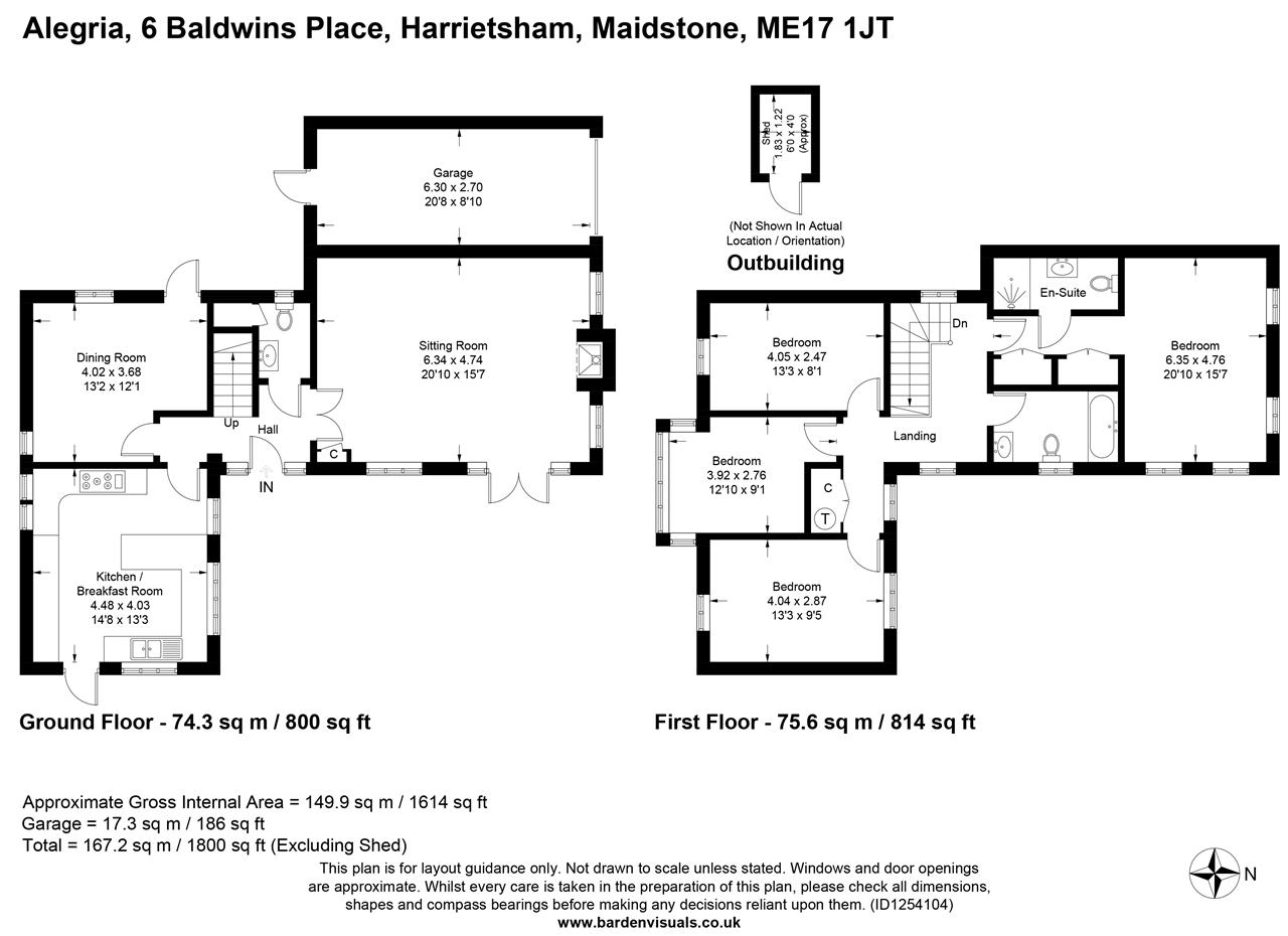 Alegria, Harrietsham floorplan