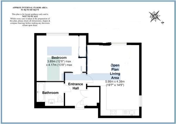 Flat 9, Azalea Lodge, Romford floorplan