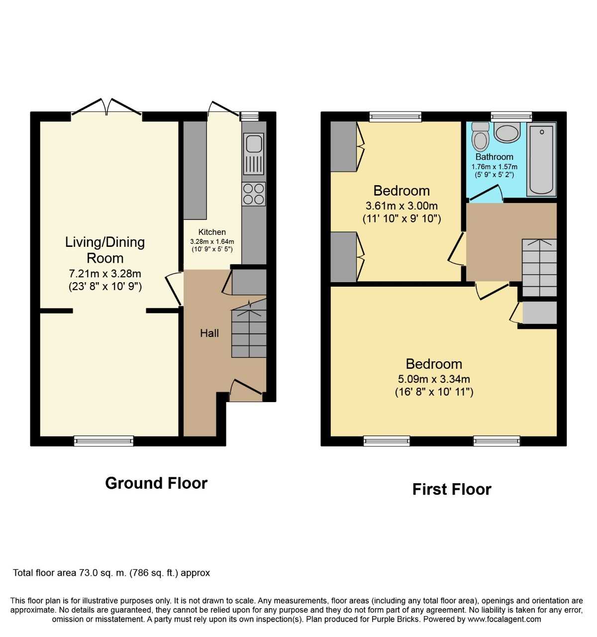 2 Bedrooms Terraced house for sale in Moorside Road, Bromley BR1