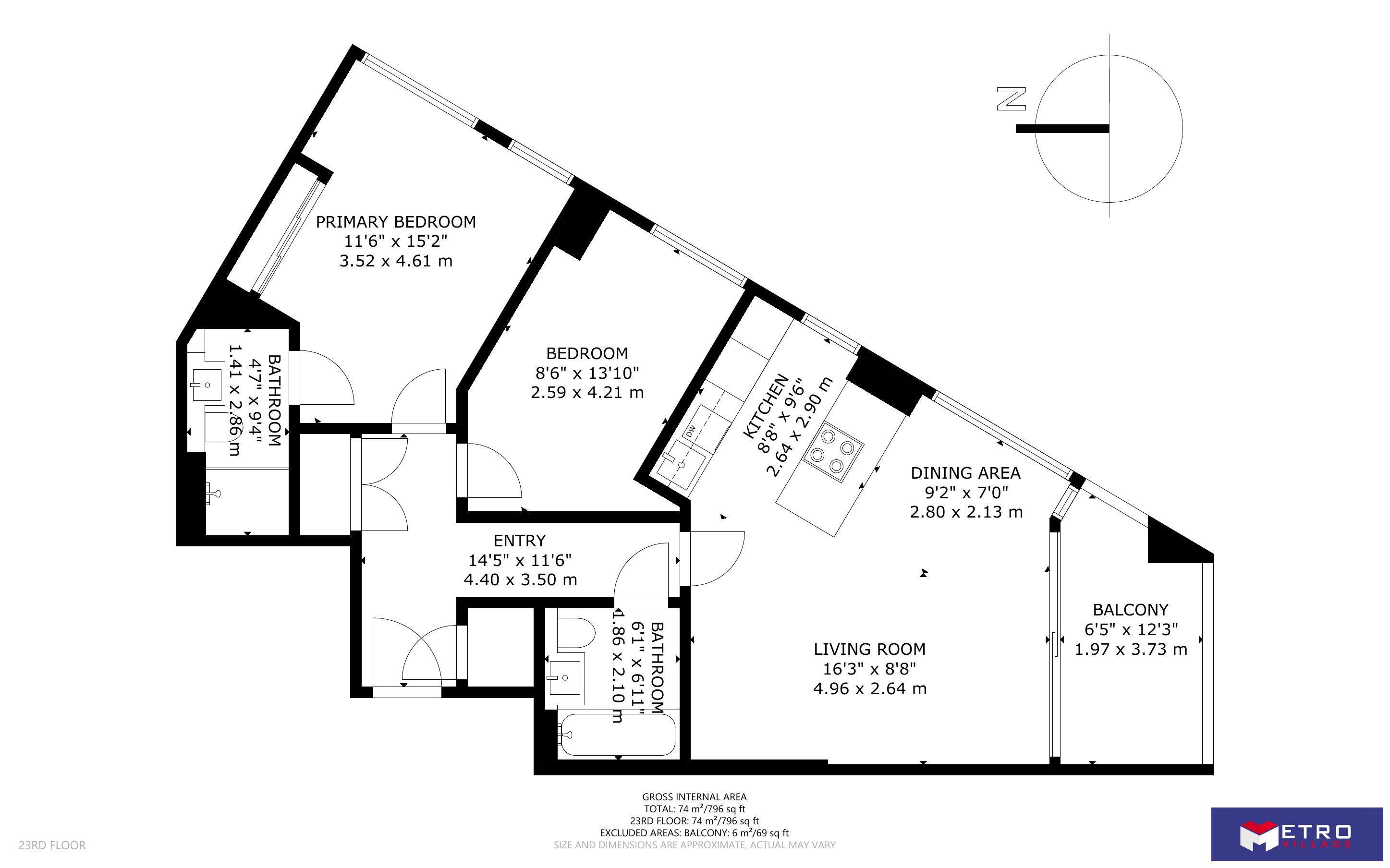 137 Ontario Point, 28, Surrey Quays Road, Greater London floorplan