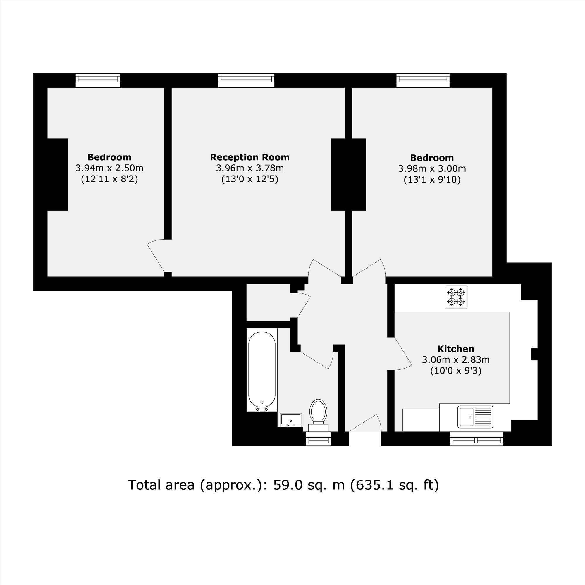 Peckham Road, London floorplan
