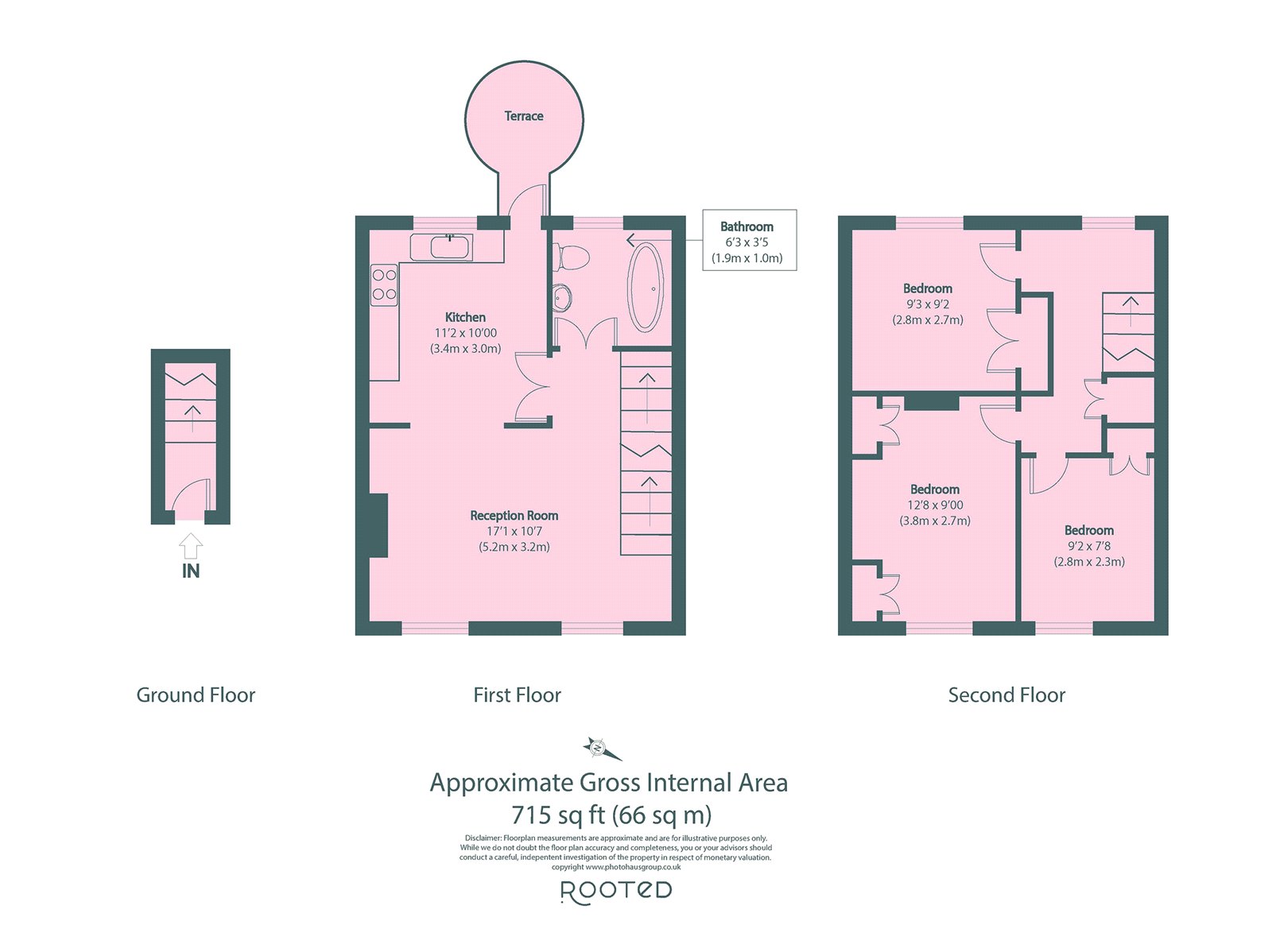297, Glyn Road, London floorplan
