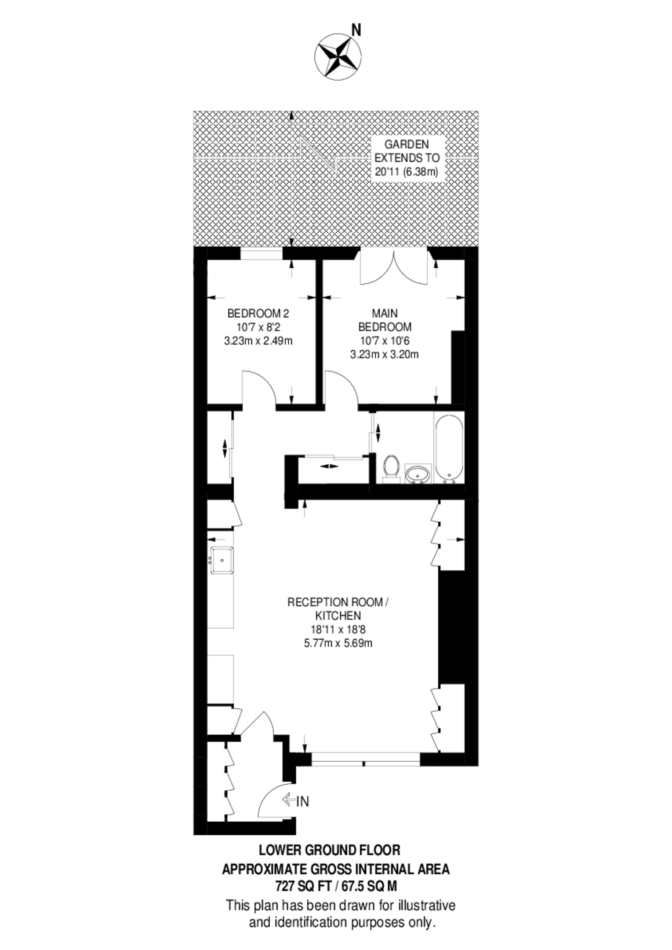 North Villas, Camden floorplan