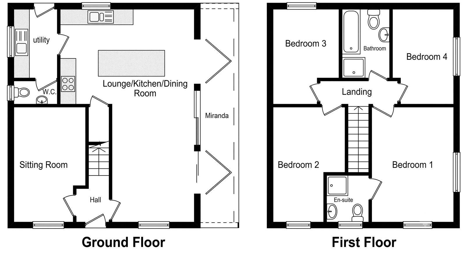 Hillside,, Moriah Street, Treharris floorplan
