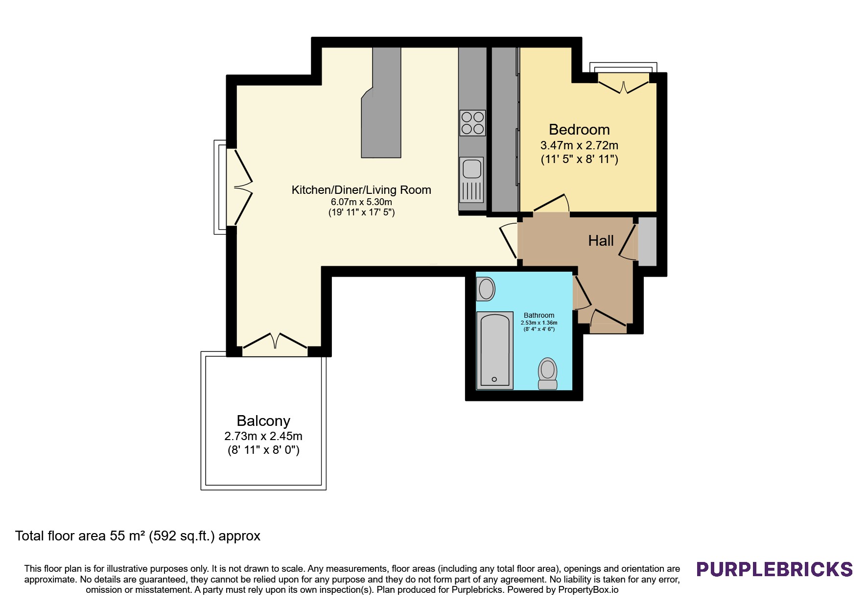 Flat 10/Crondall Place, Church Road, Fleet floorplan