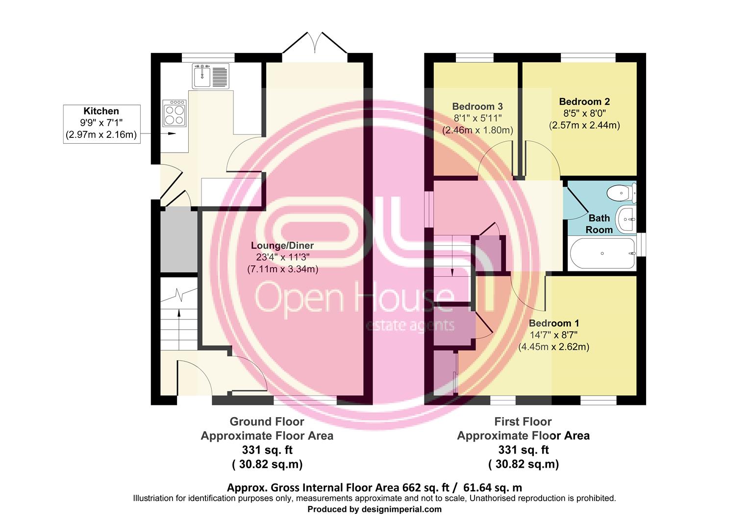 32, Mountbatten Close, Stretton floorplan