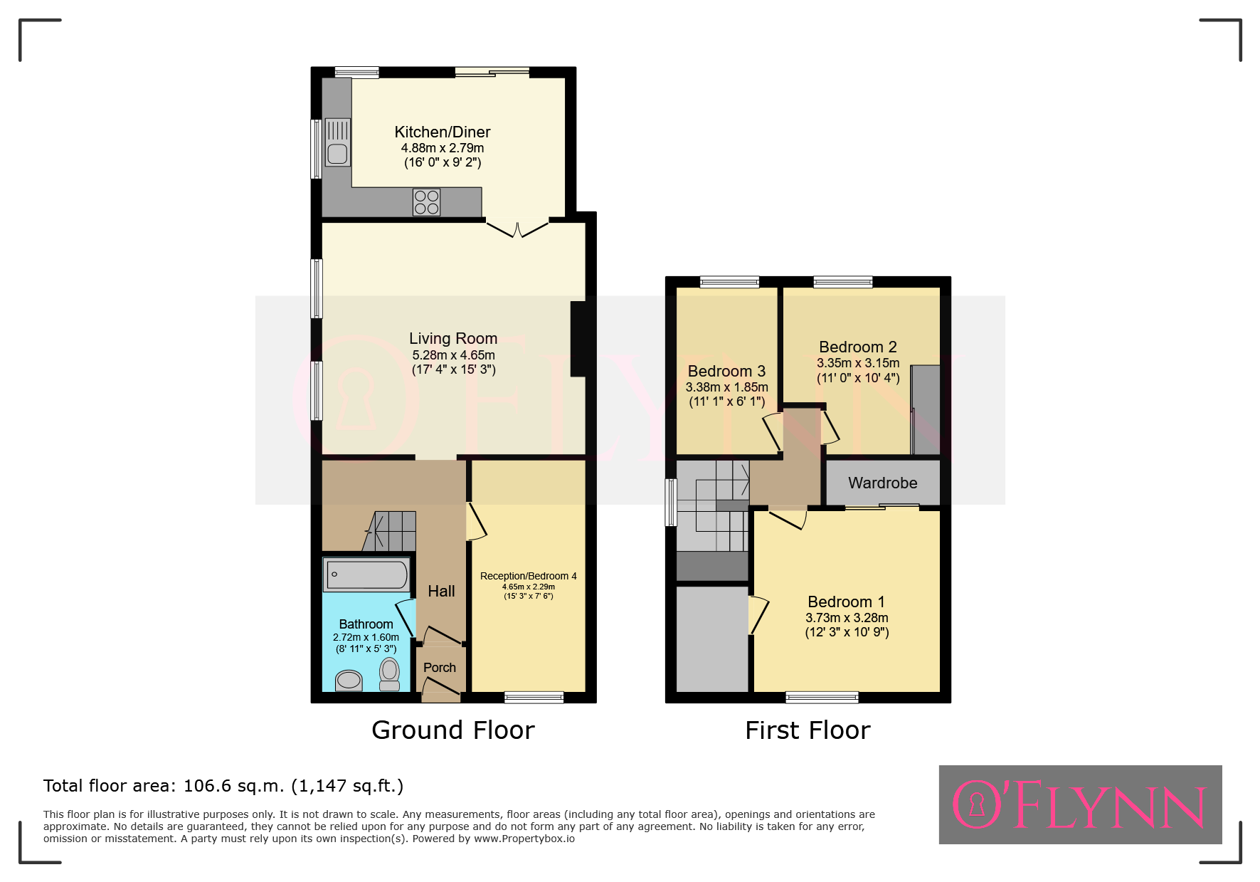 22 Piers Road, Leicester floorplan