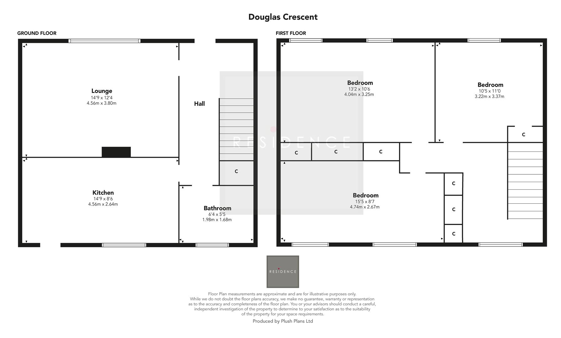 42, Douglas Crescent, Glasgow floorplan