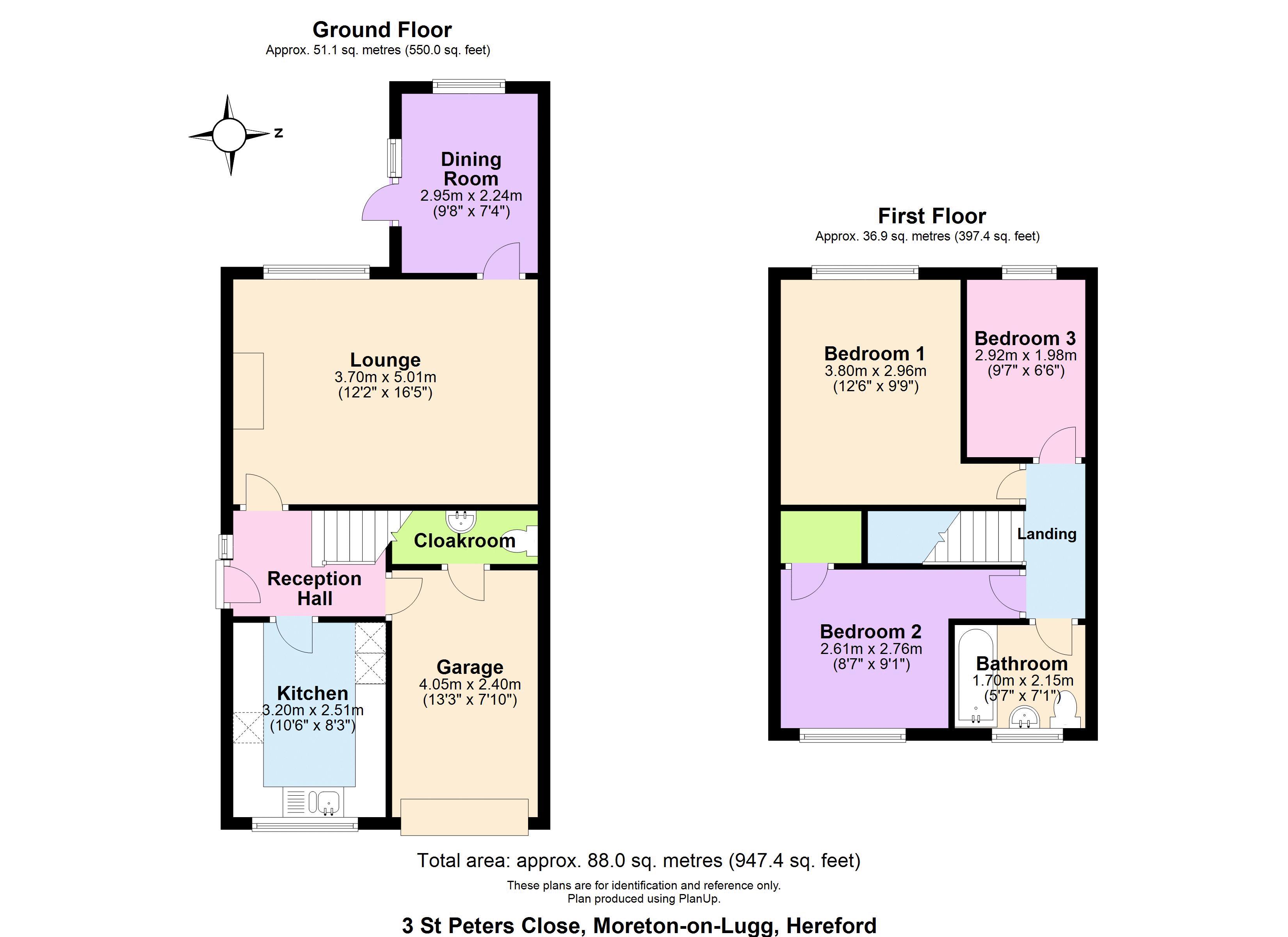 St. Peters Close, MoretonOnLugg, Hereford HR4, 3 bedroom semi