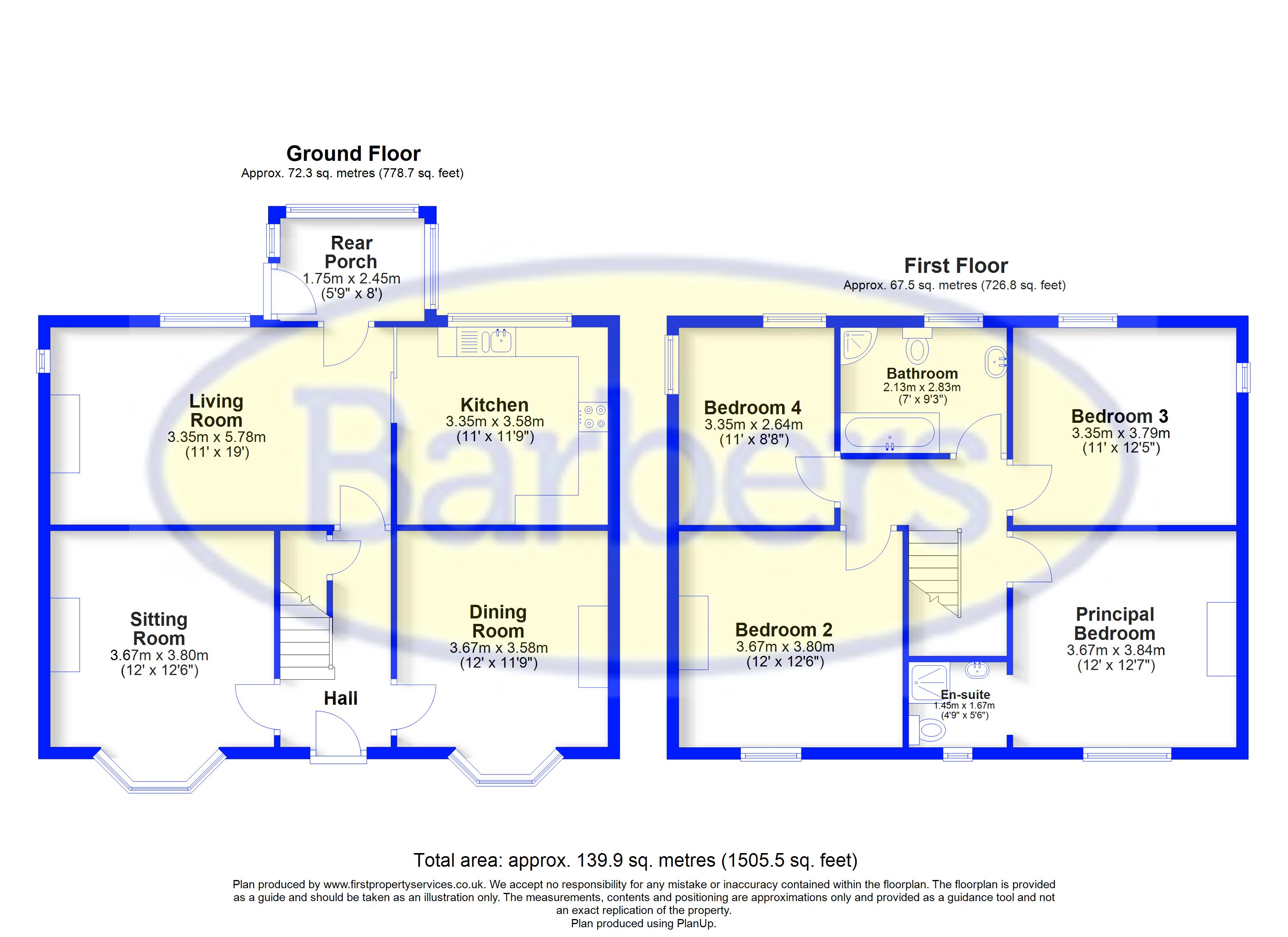 Farndon Ferry, Grosvenor Road, Market Drayton floorplan
