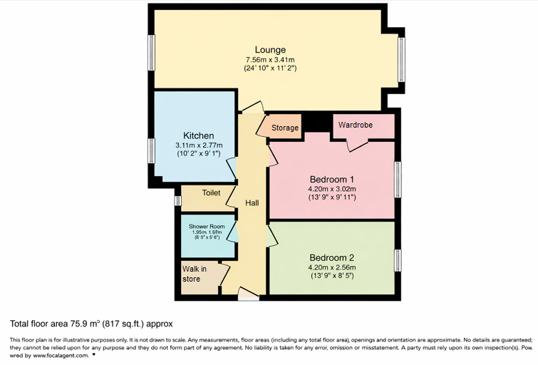 27, Jubilee Road, Sandwich floorplan