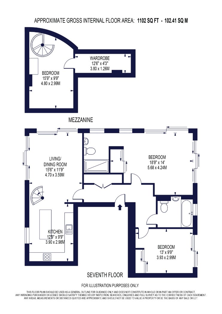 Flat 57 Joseph Samuel Apartments, 160, Croydon Road, Beckenham floorplan
