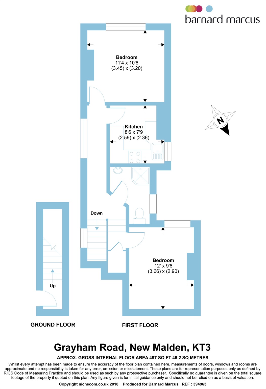 1 Bedrooms Maisonette for sale in Grayham Road, New Malden KT3