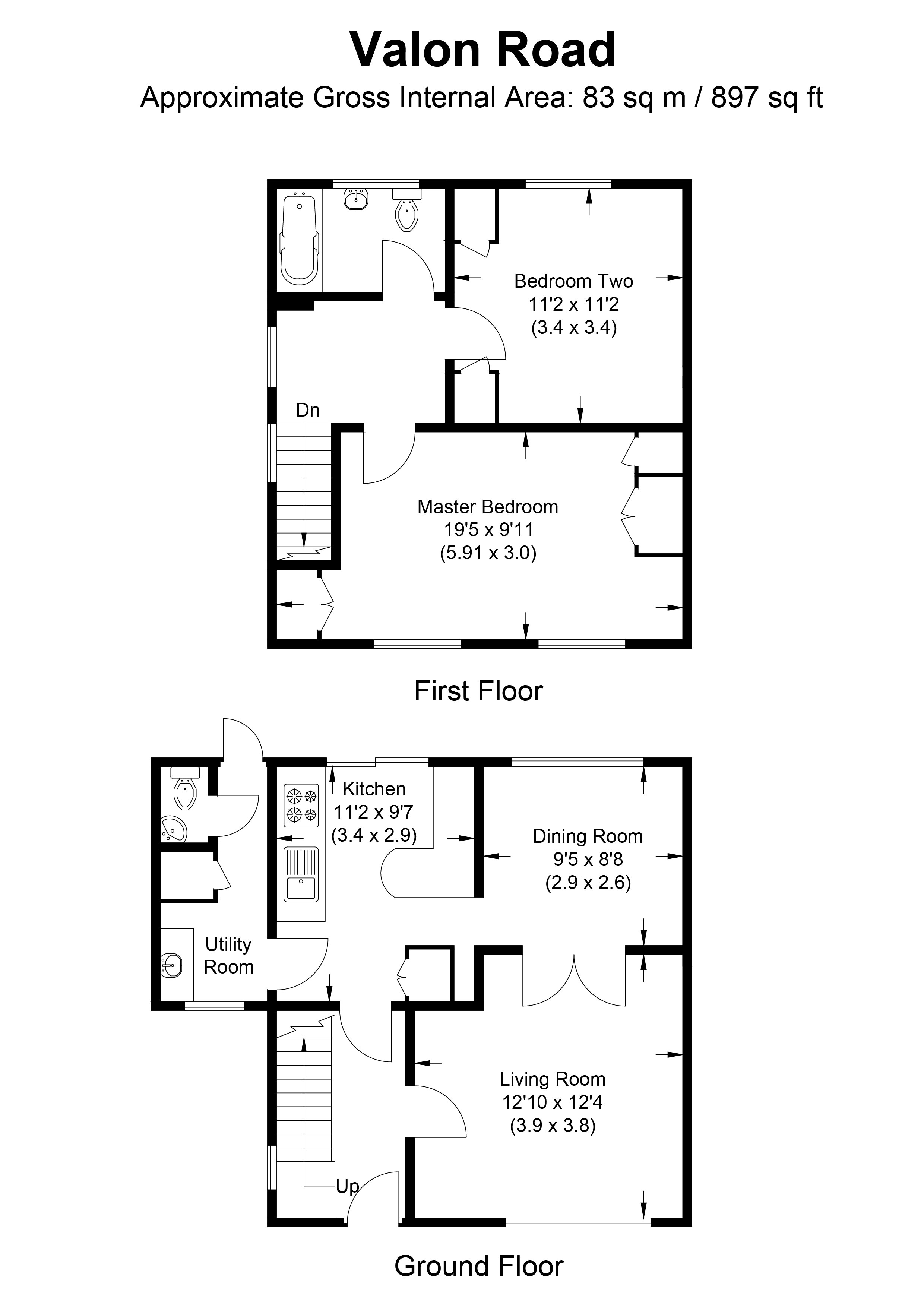 2 Bedrooms End terrace house for sale in Valon Road, Arborfield, Reading, Berkshire RG2