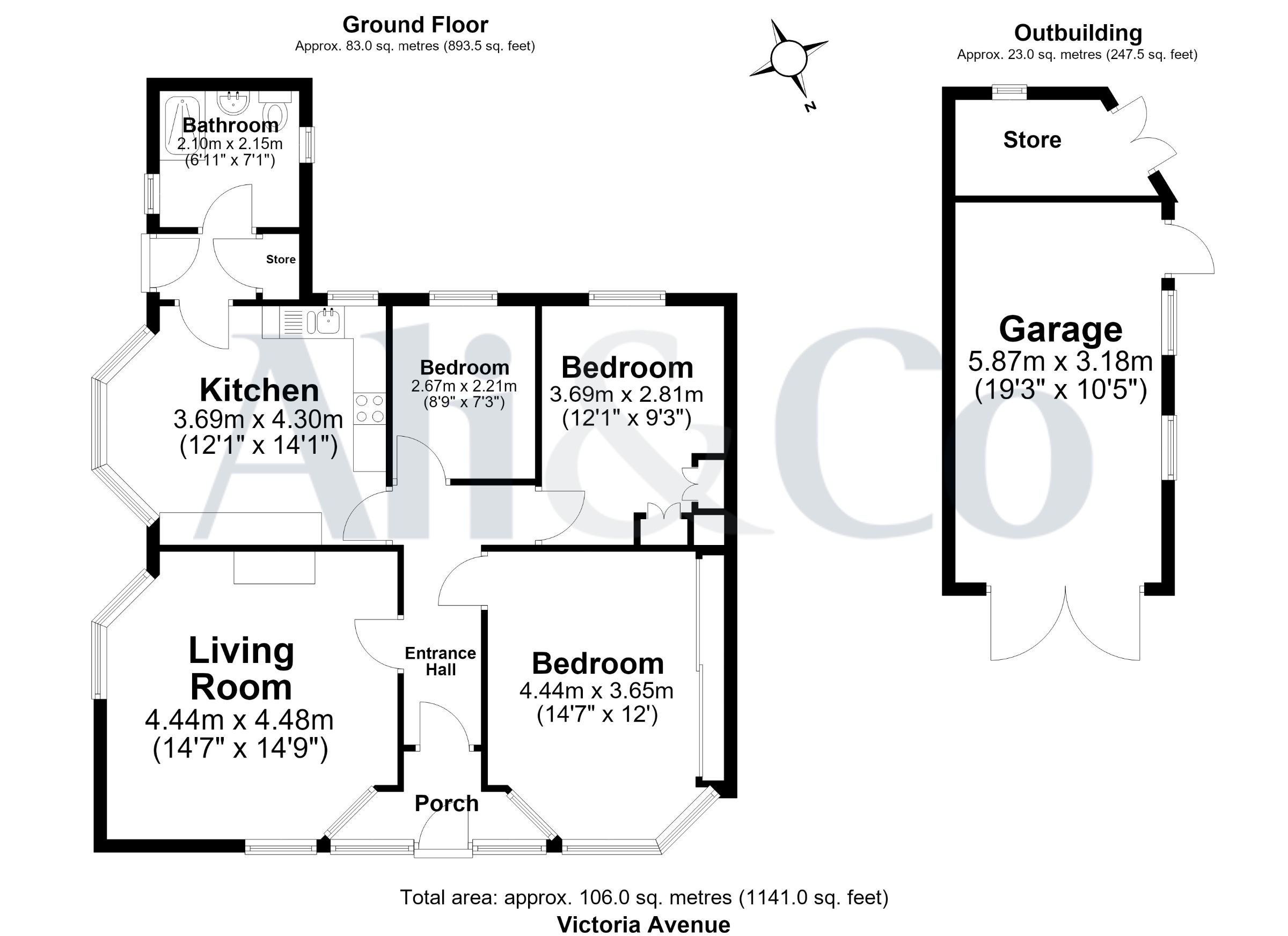 119 Victoria Avenue, Grays floorplan